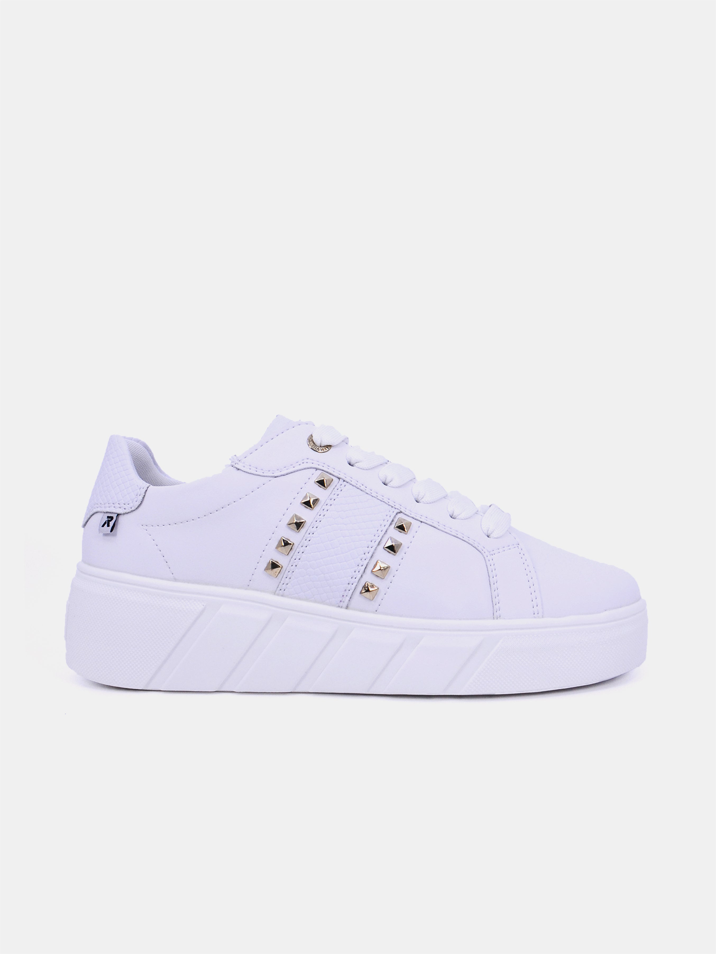 Rieker W0506 Women Casual Shoes #color_White