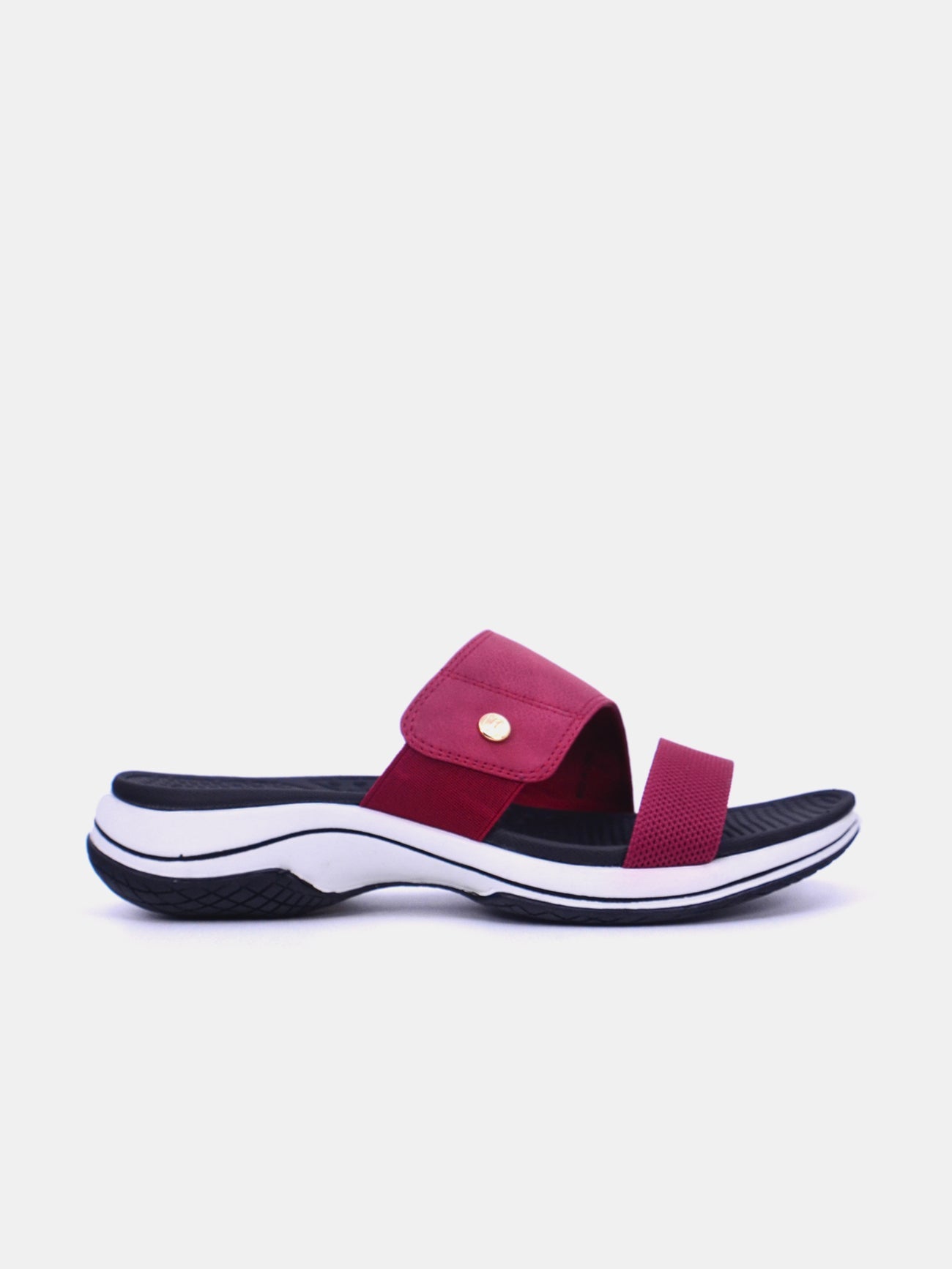 Mynaal Auria Women's Flat Sandals #color_Maroon