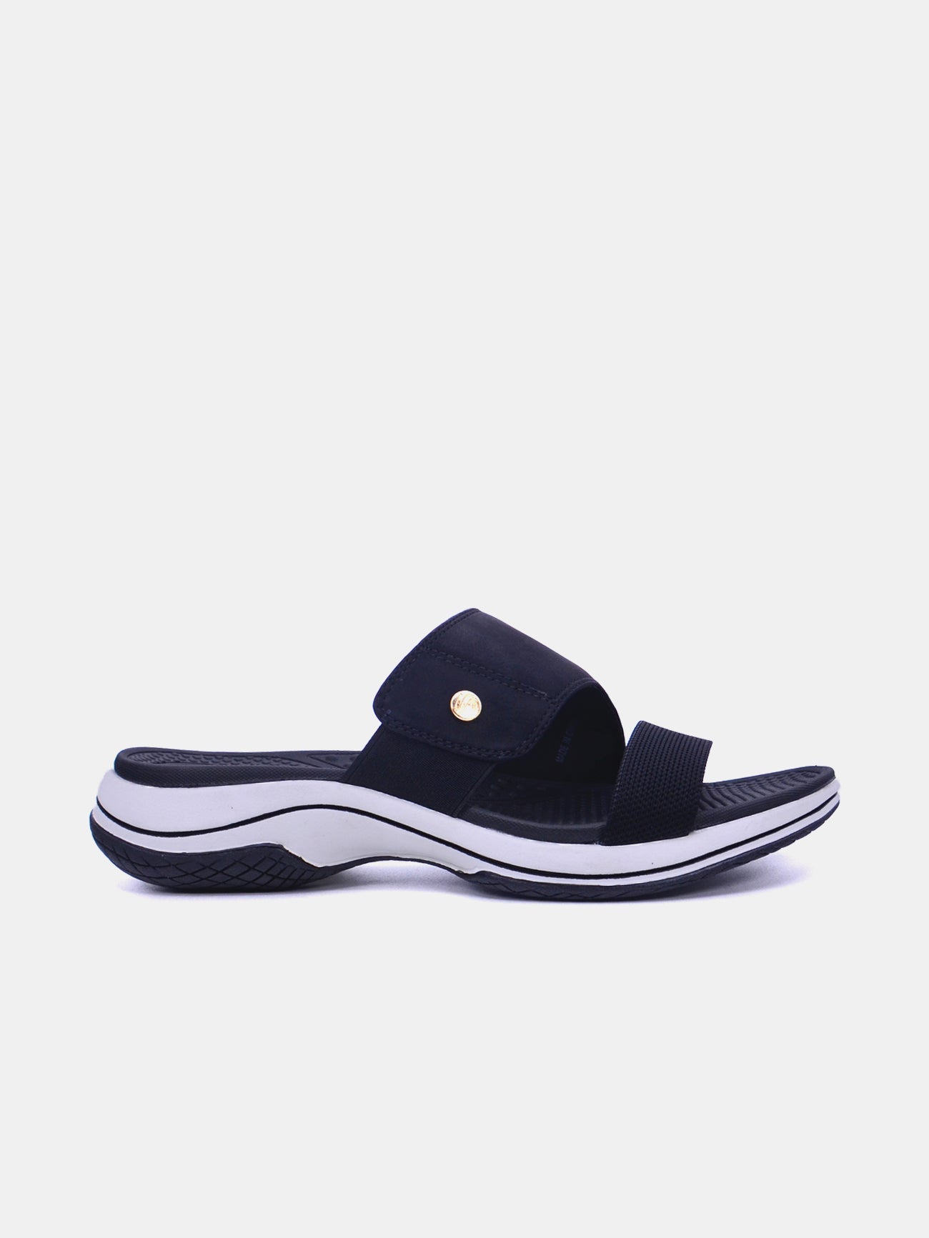 Mynaal Auria Women's Flat Sandals #color_Black