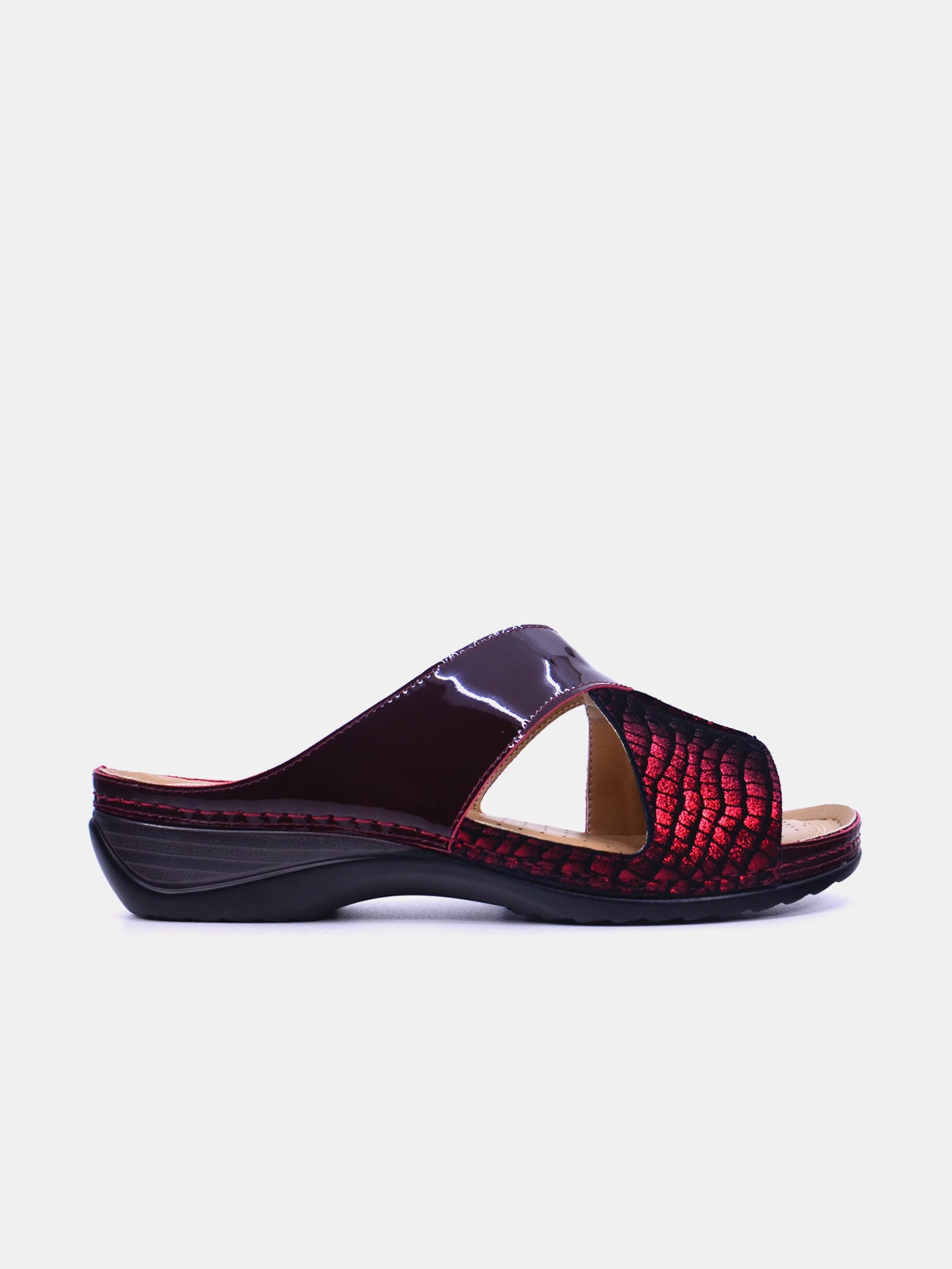 Michelle Morgan 88909-8 Women's Sandals #color_Maroon