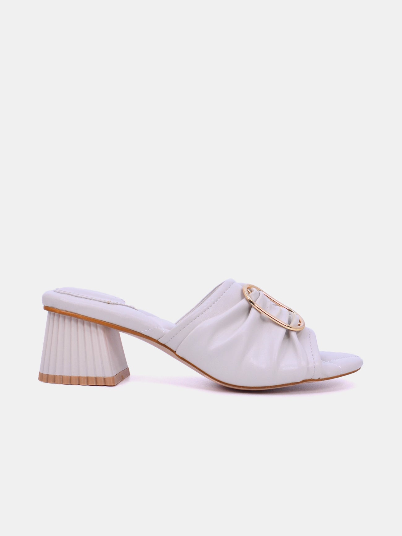 Mynaal 23BJH185 Women Heeled Sandals #color_Beige