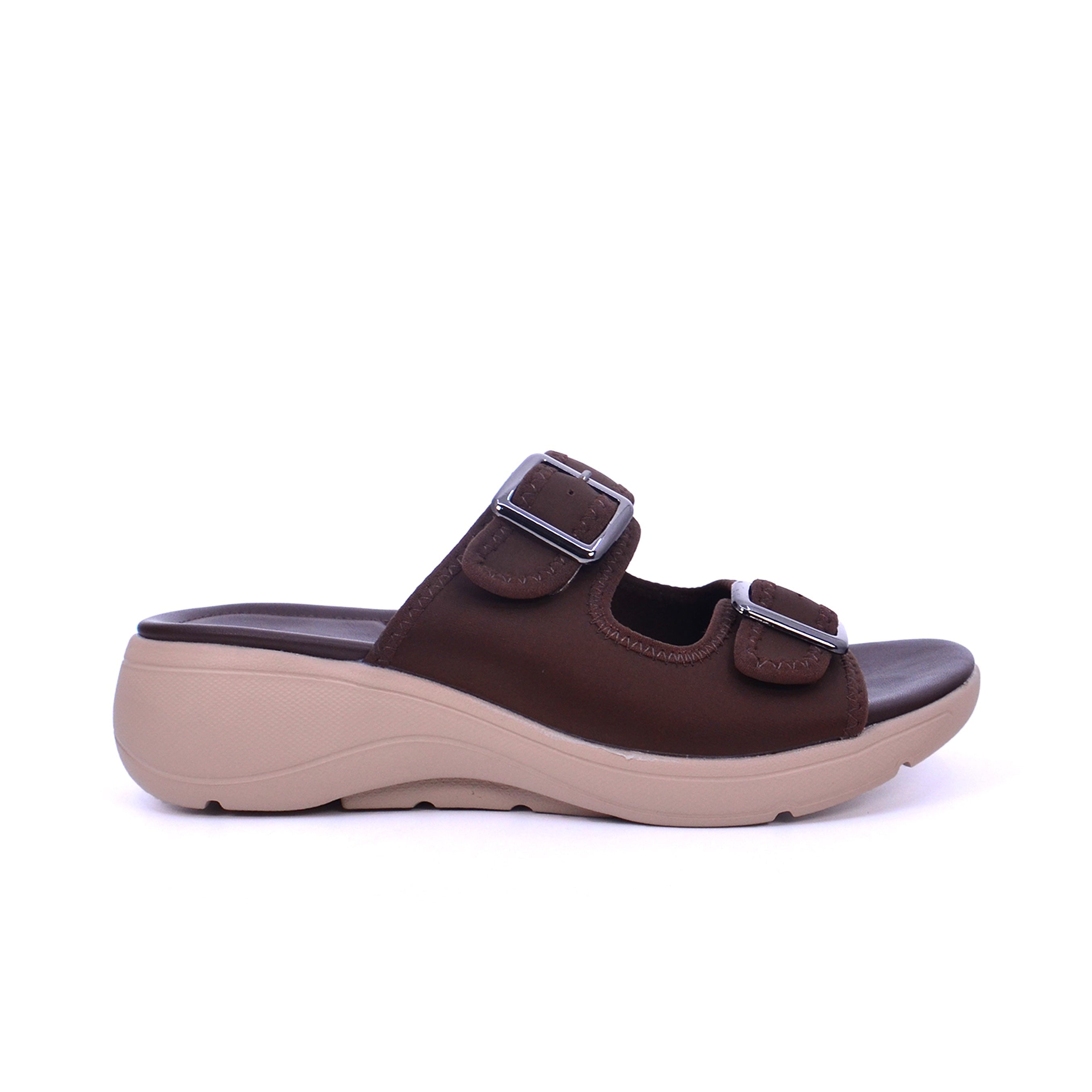 Mynaal 214Rj533 Women's Slide Sandal #color_Dark Brown