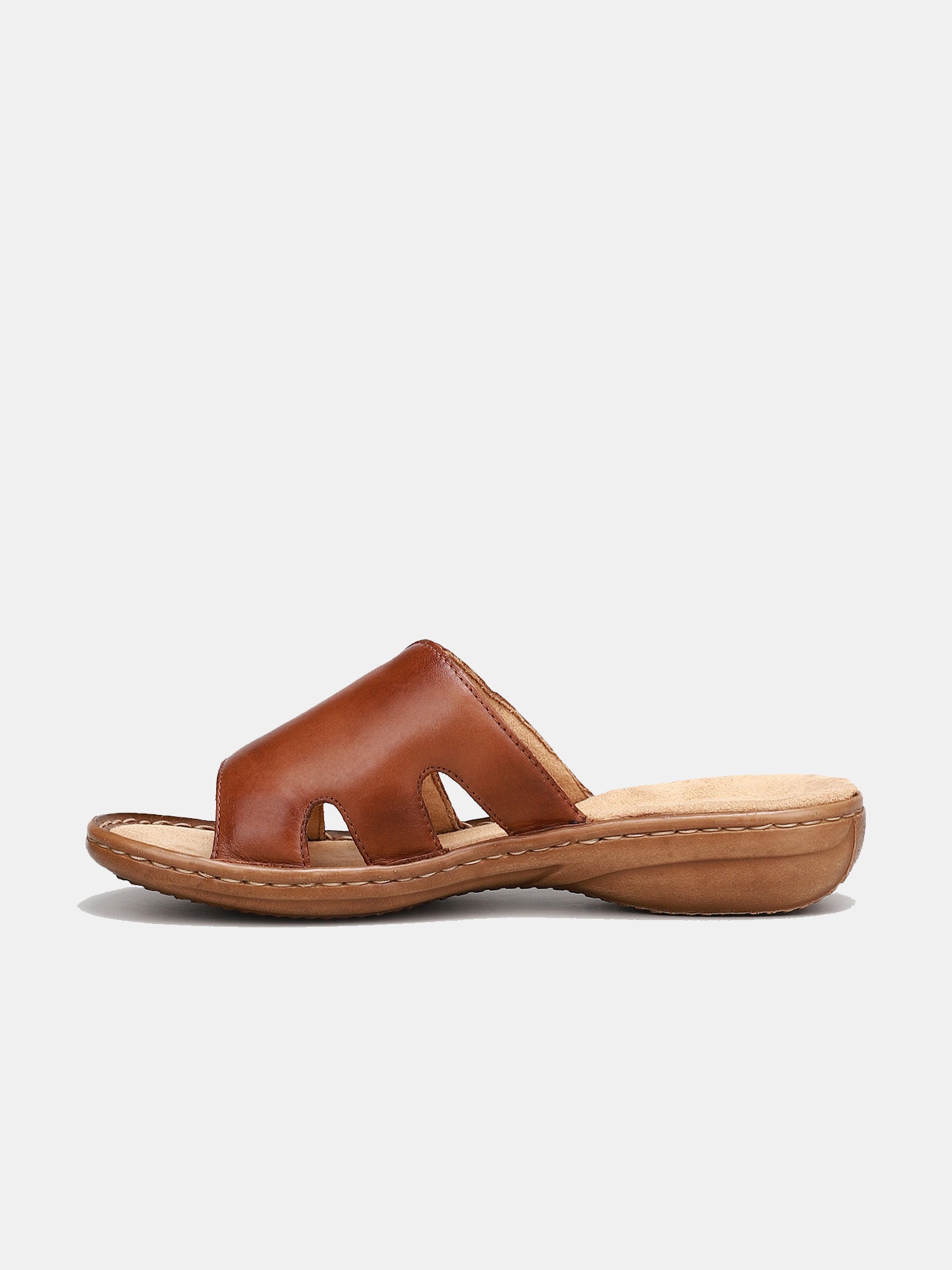 Rieker 60824 Women's Slider Sandals #color_Brown