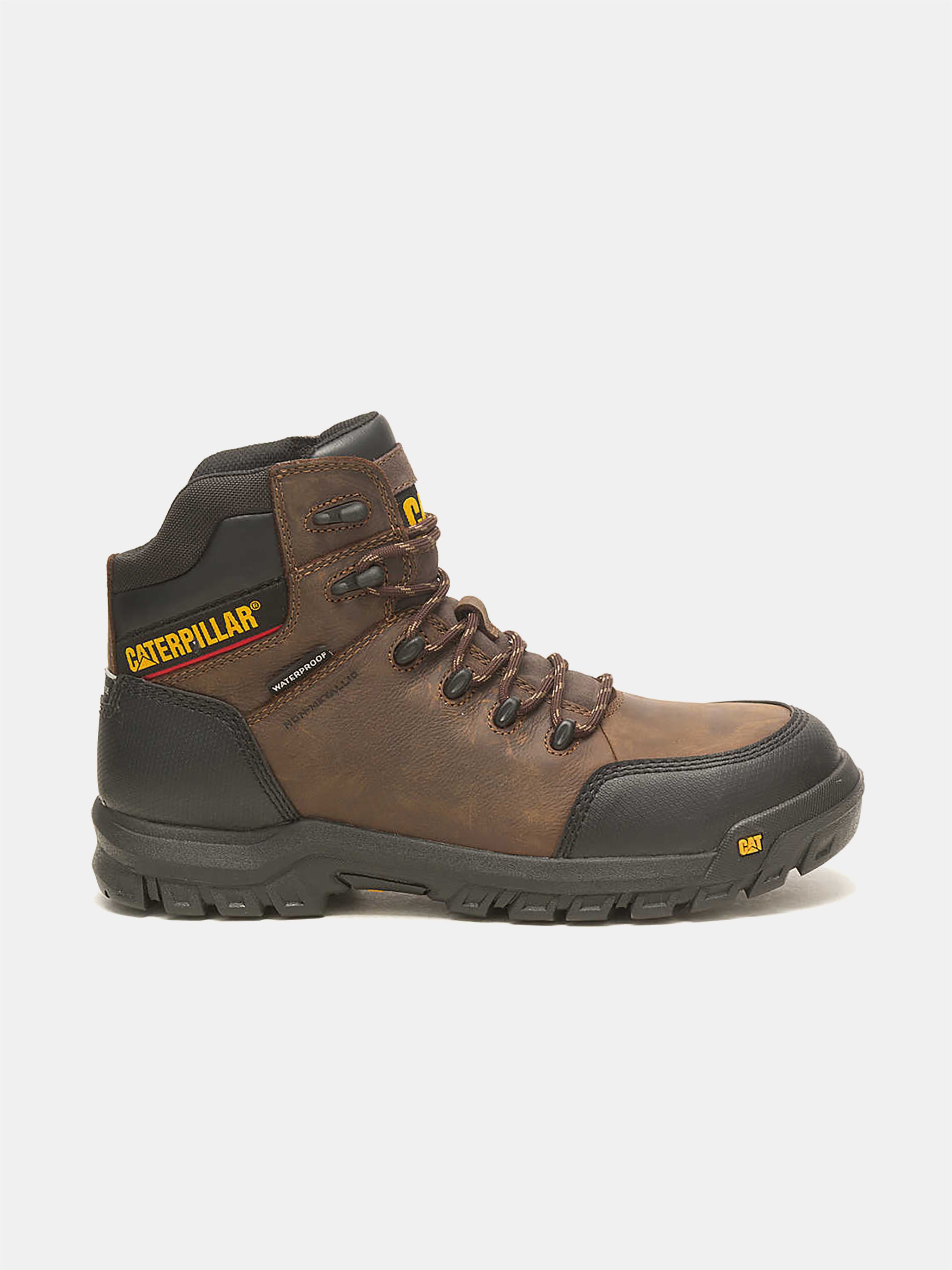 Caterpillar Men's Resorption Waterproof Composite Toe Work Boot #color_brown