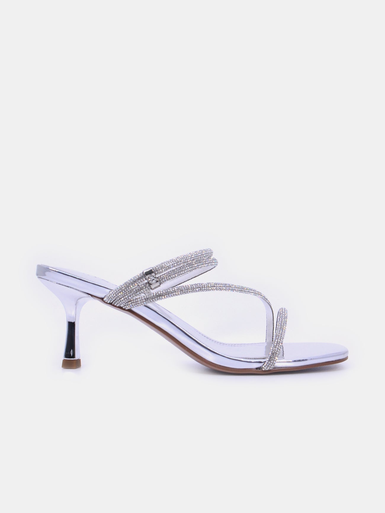 Mynaal Ethra Women's Pencil Heel Sandals #color_Silver