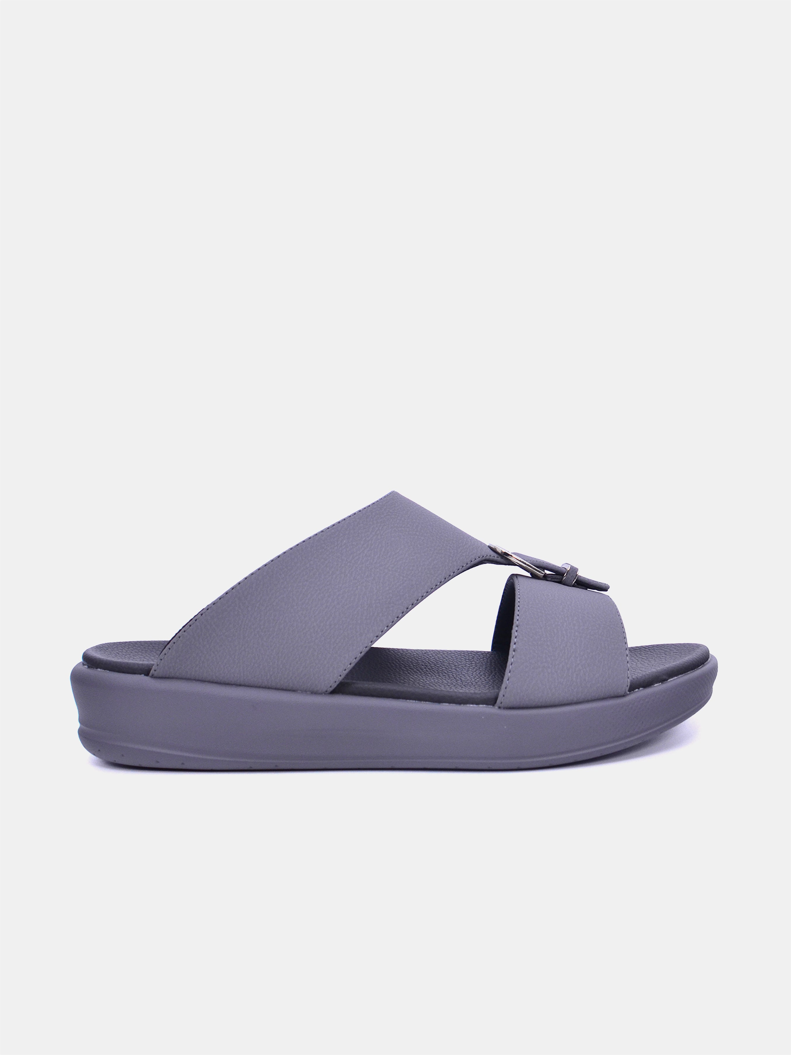 Barjeel Uno M 122A Men's Arabic Sandals #color_gray
