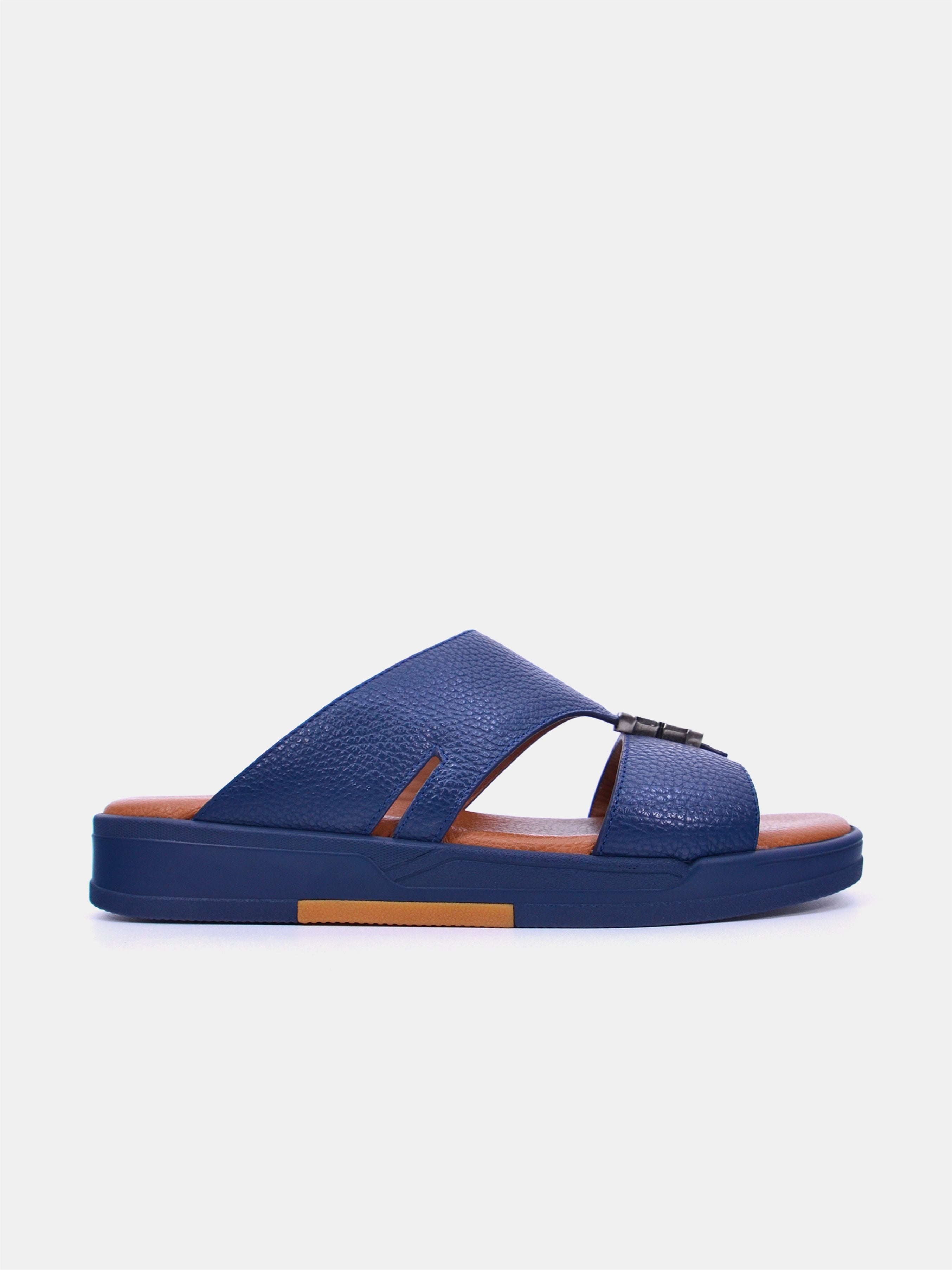 Barjeel Uno TAM Sole B-122 Men's Arabic Sandals #color_navy
