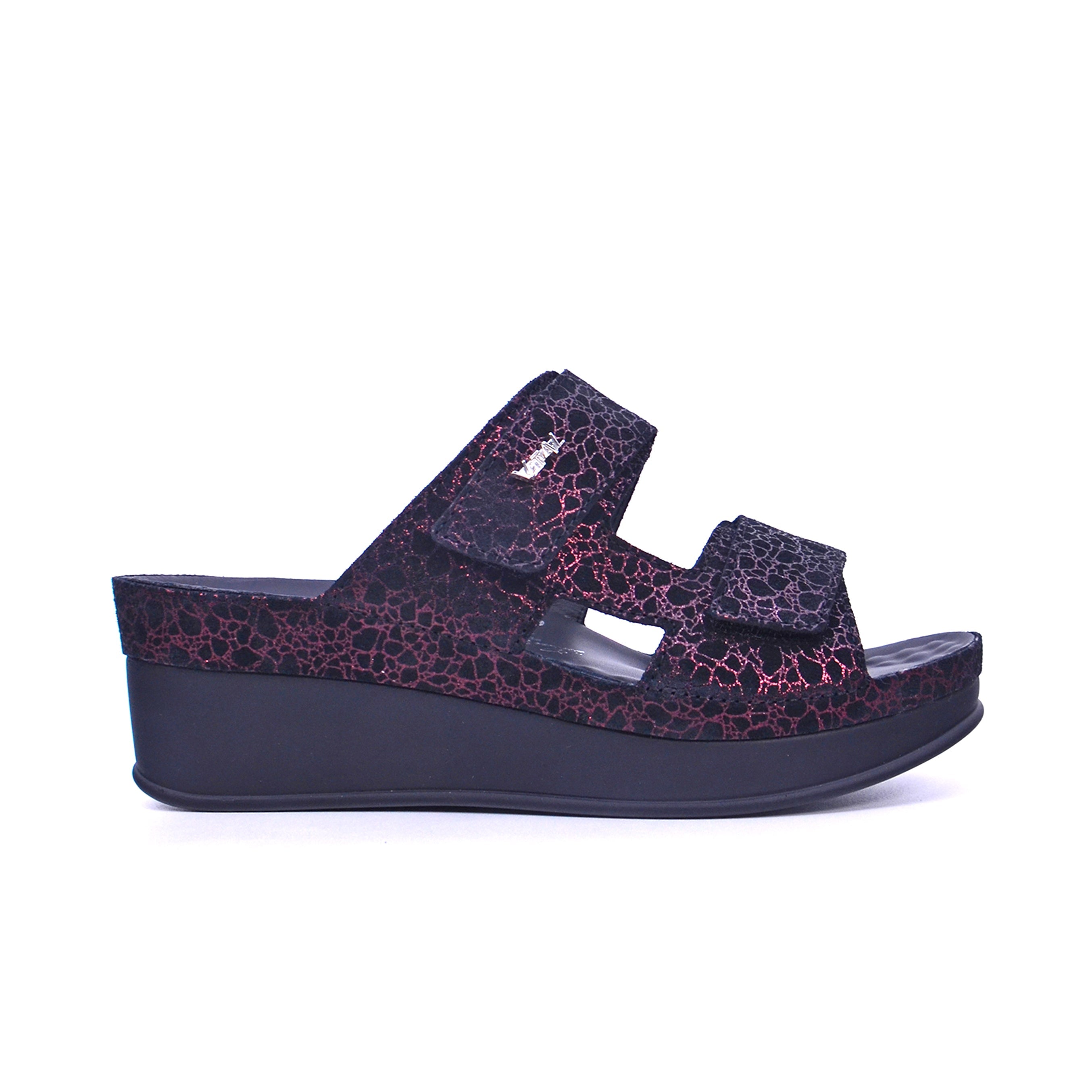 Vital Lara - Cavour 16029S-510-46 Women's Sandals #color_Maroon