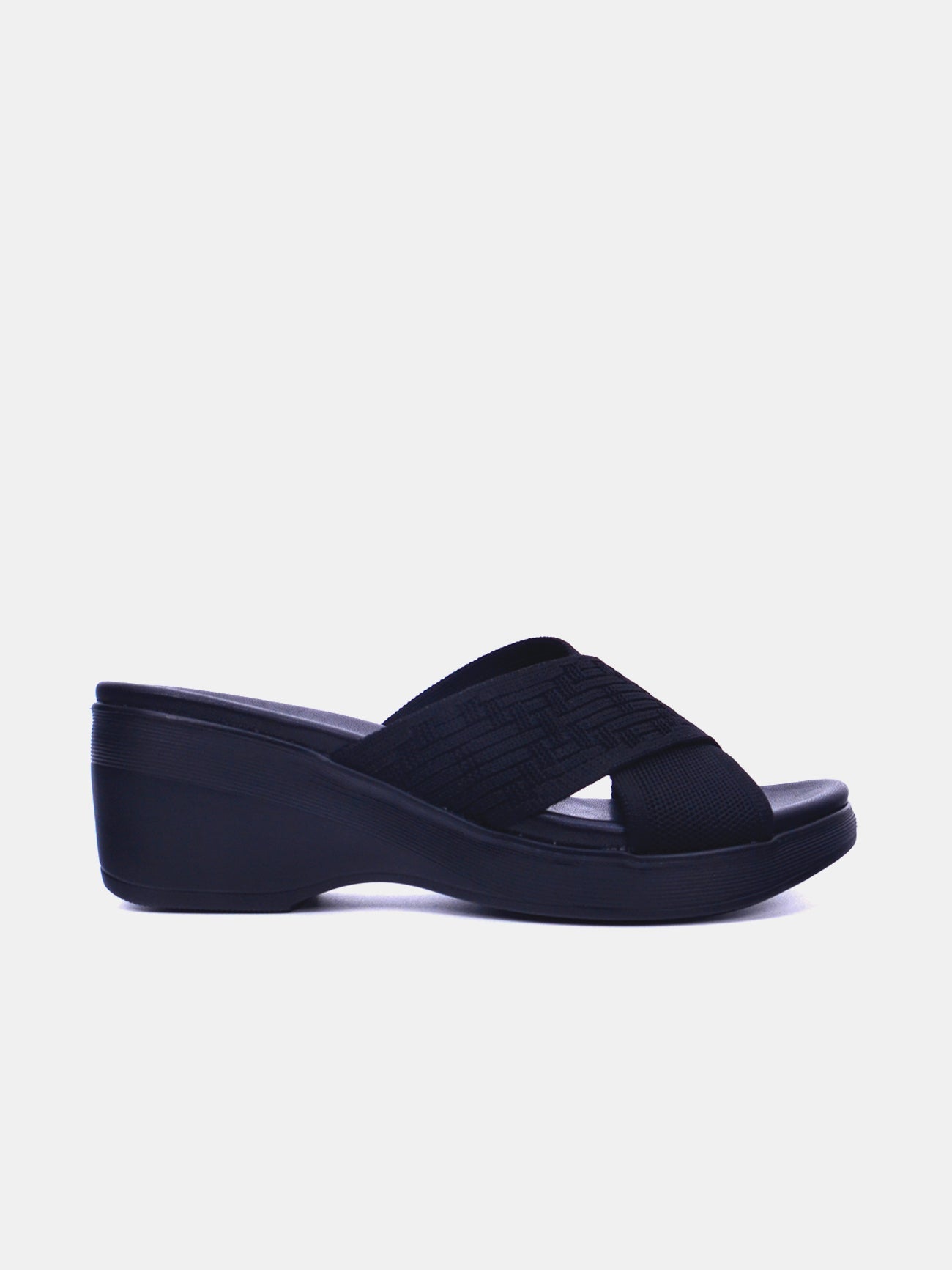 Mynaal Luminelle Women's Wedge Sandals #color_Black