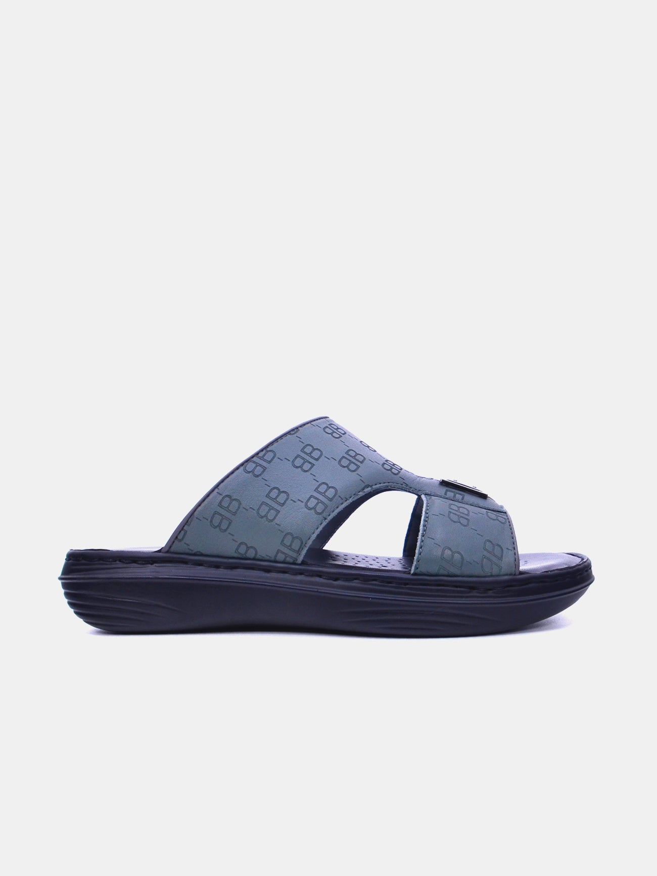 Barjeel Uno 21410-13 Men's Arabic Sandals #color_Gray