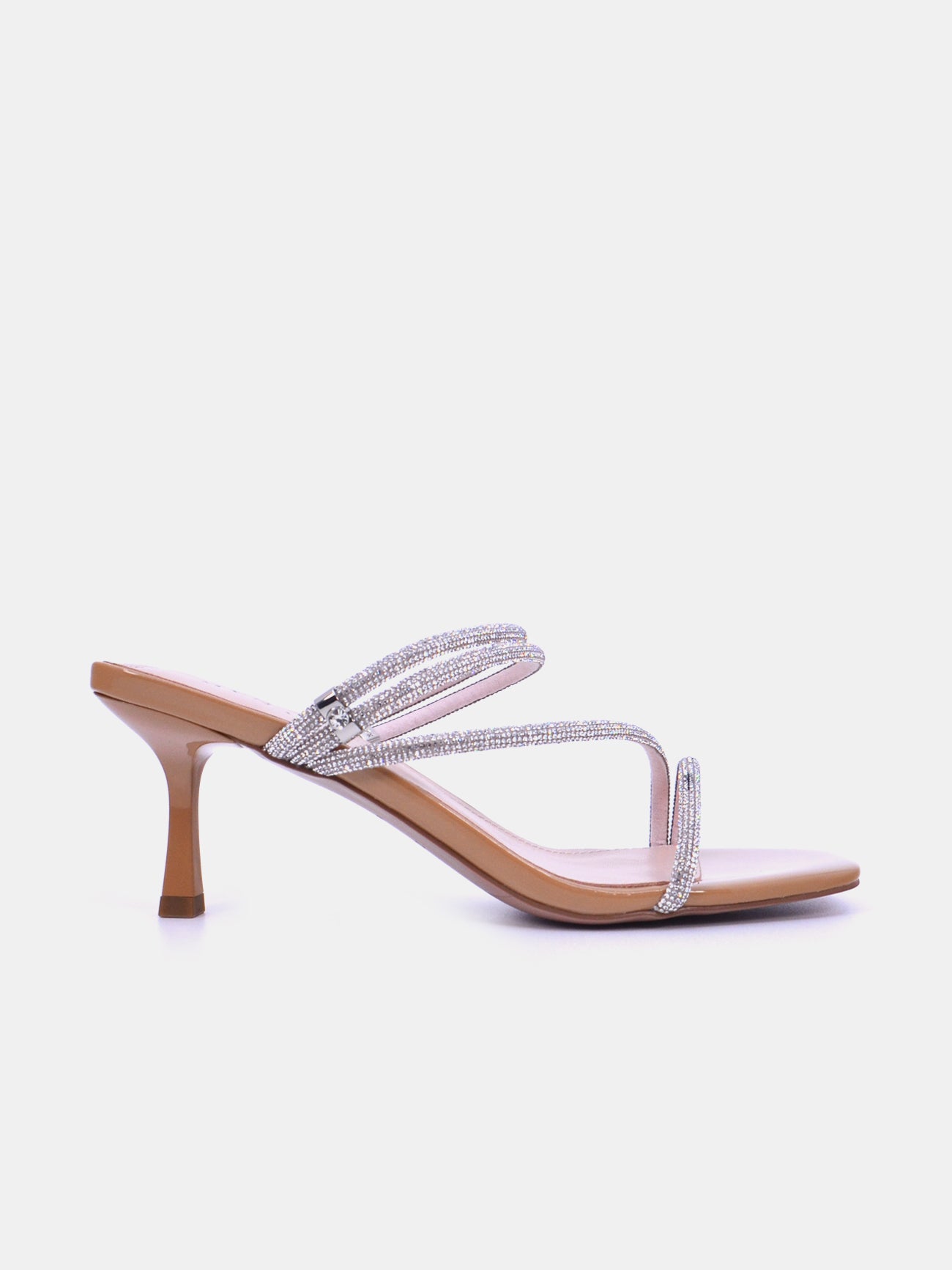 Mynaal Ethra Women's Pencil Heel Sandals #color_Beige