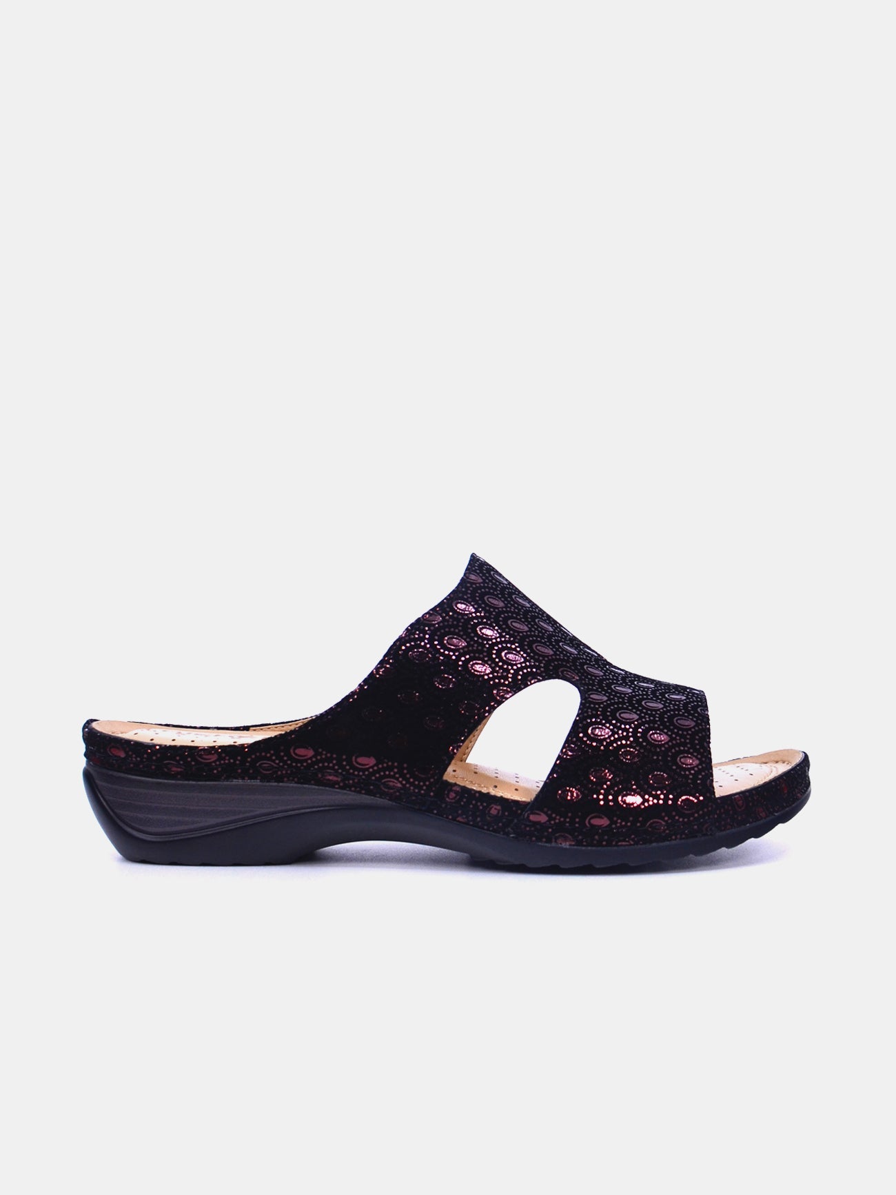 Michelle Morgan 88909-19 Women's Flat Sandals #color_Maroon