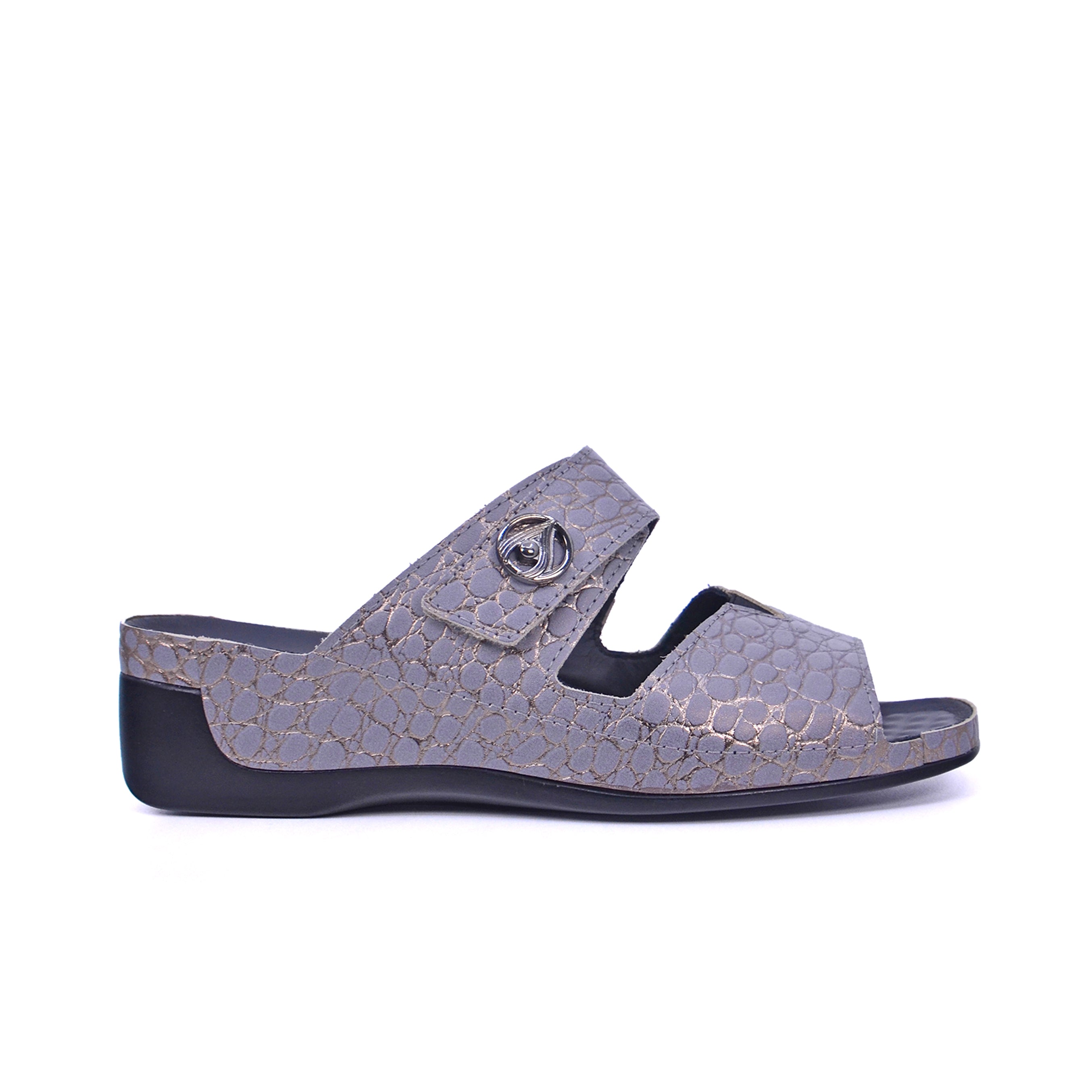 Vital Tina - Reptil 08066-492-71 Women's Sandals #color_Silver