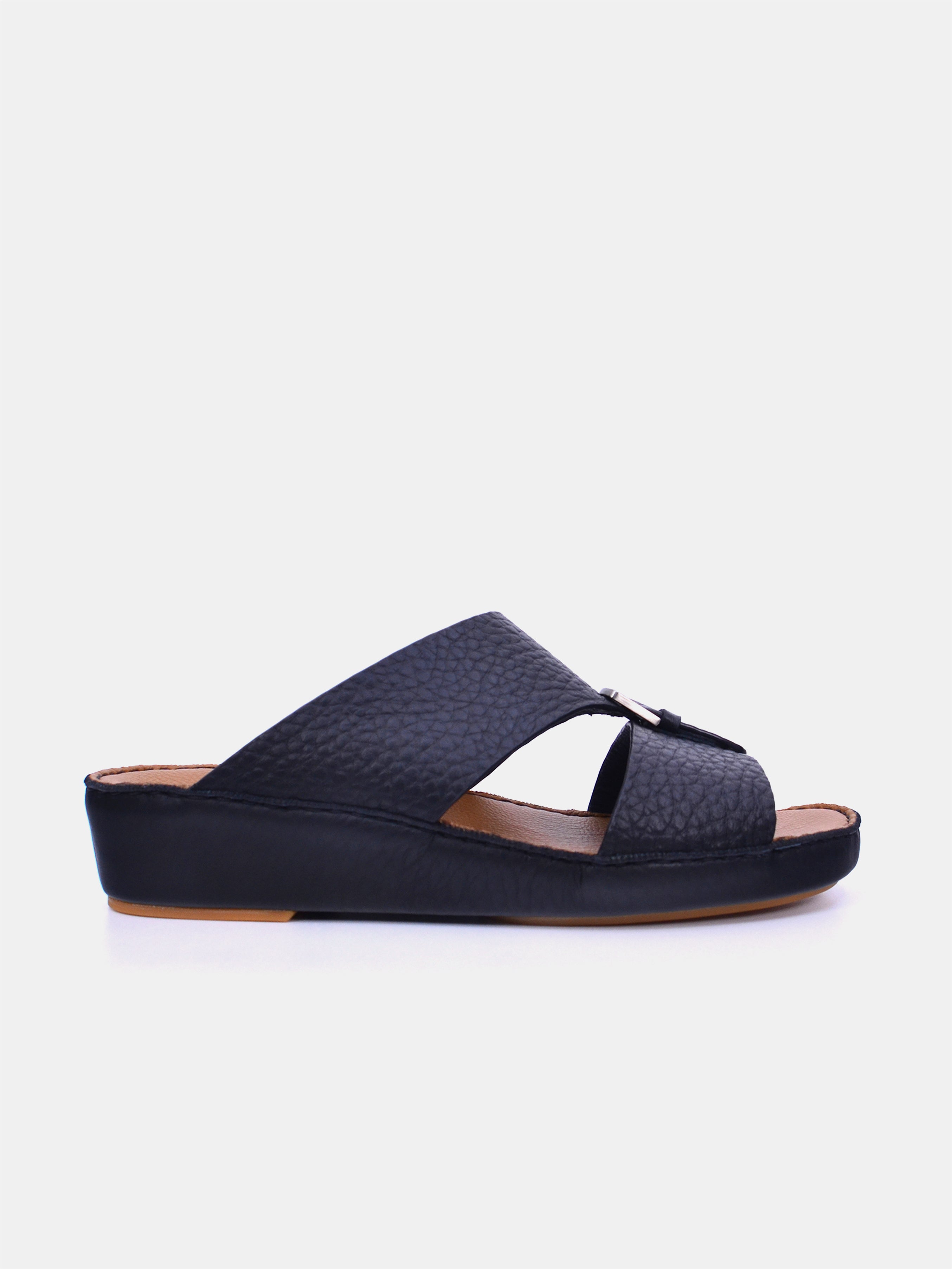 Mynaal B118 Men's Arabic Sandals #color_Black