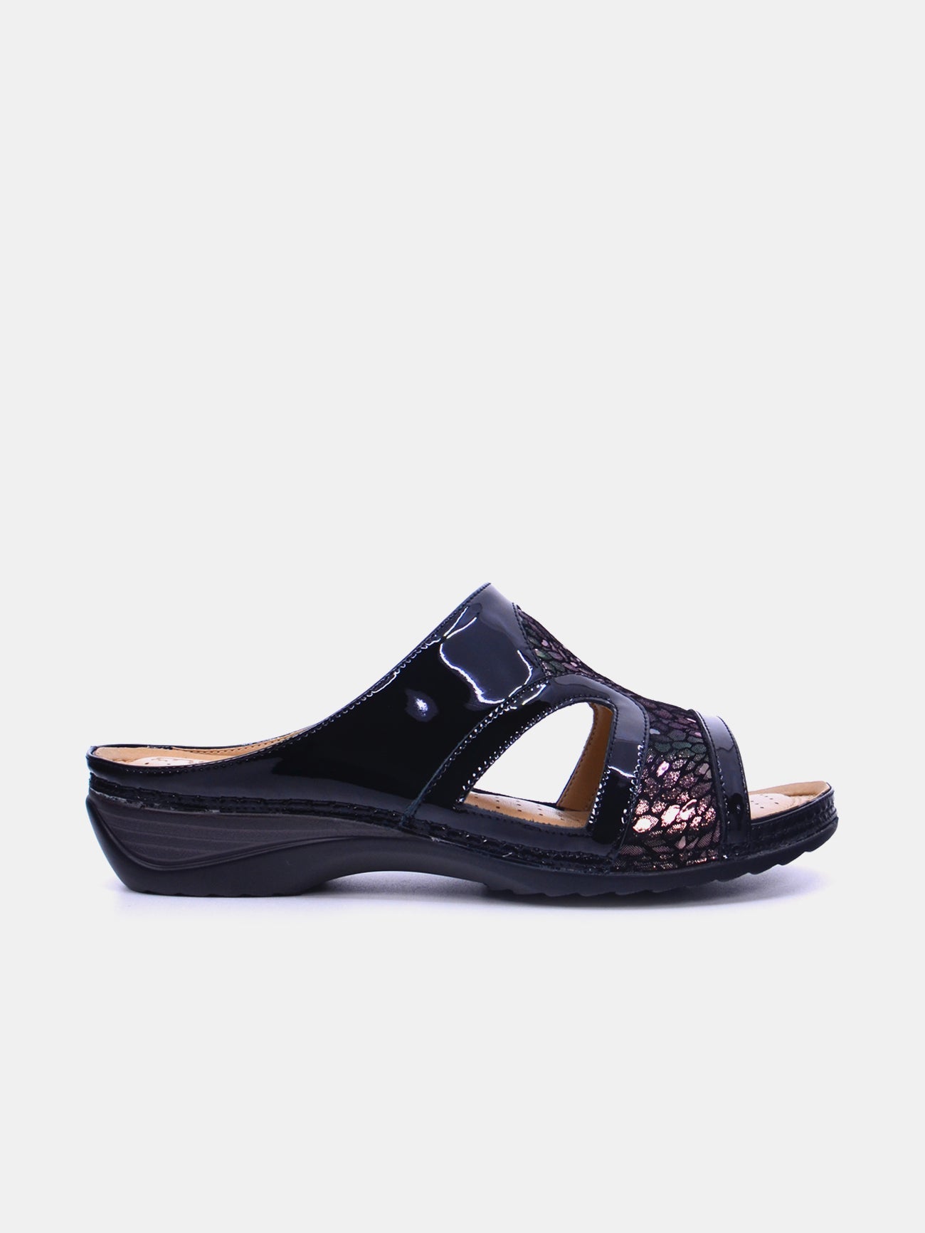 Michelle Morgan 88909-26 Women's Flat Sandals #color_Gray