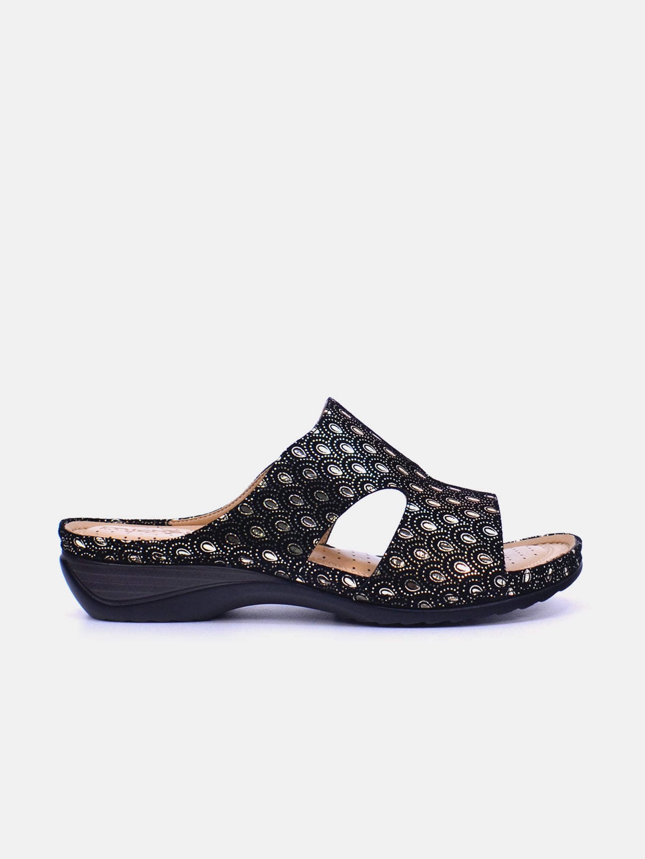 Michelle Morgan 88909-19 Women's Flat Sandals #color_Gold