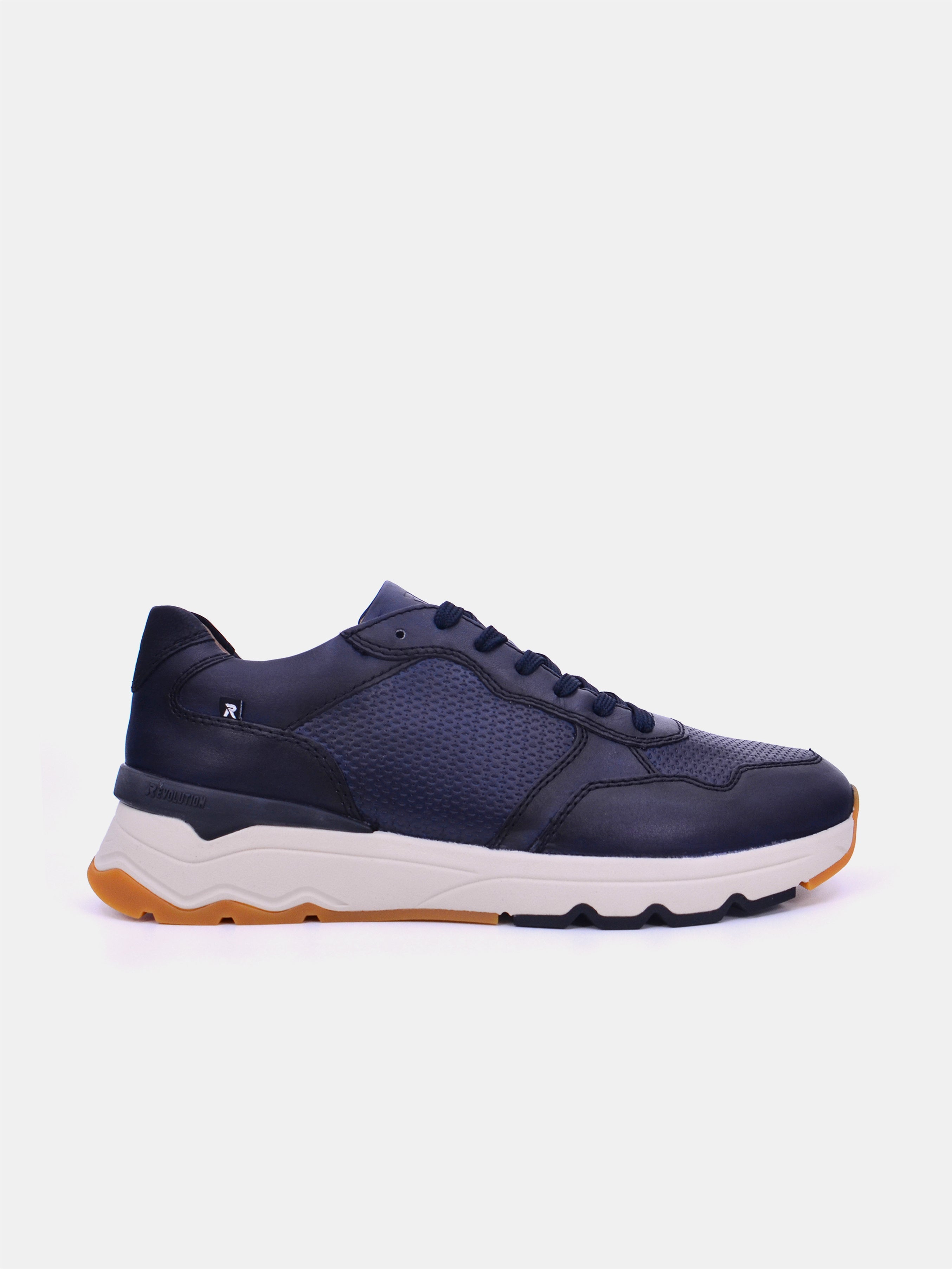 Rieker U0900-24 Men's Casual Trainers #color_Navy