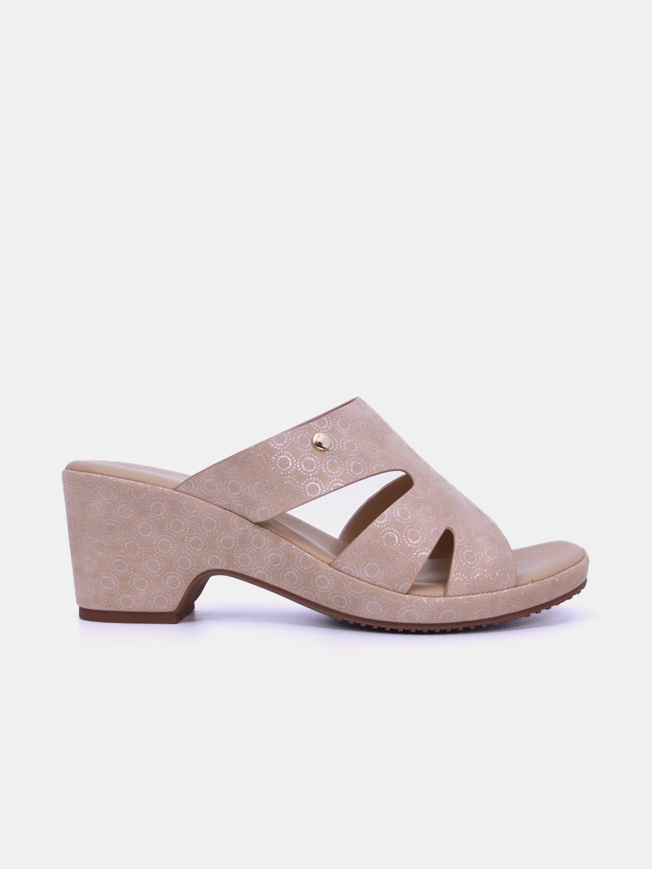Michelle Morgan 114RJ216 Women's Heeled Sandals #color_Beige