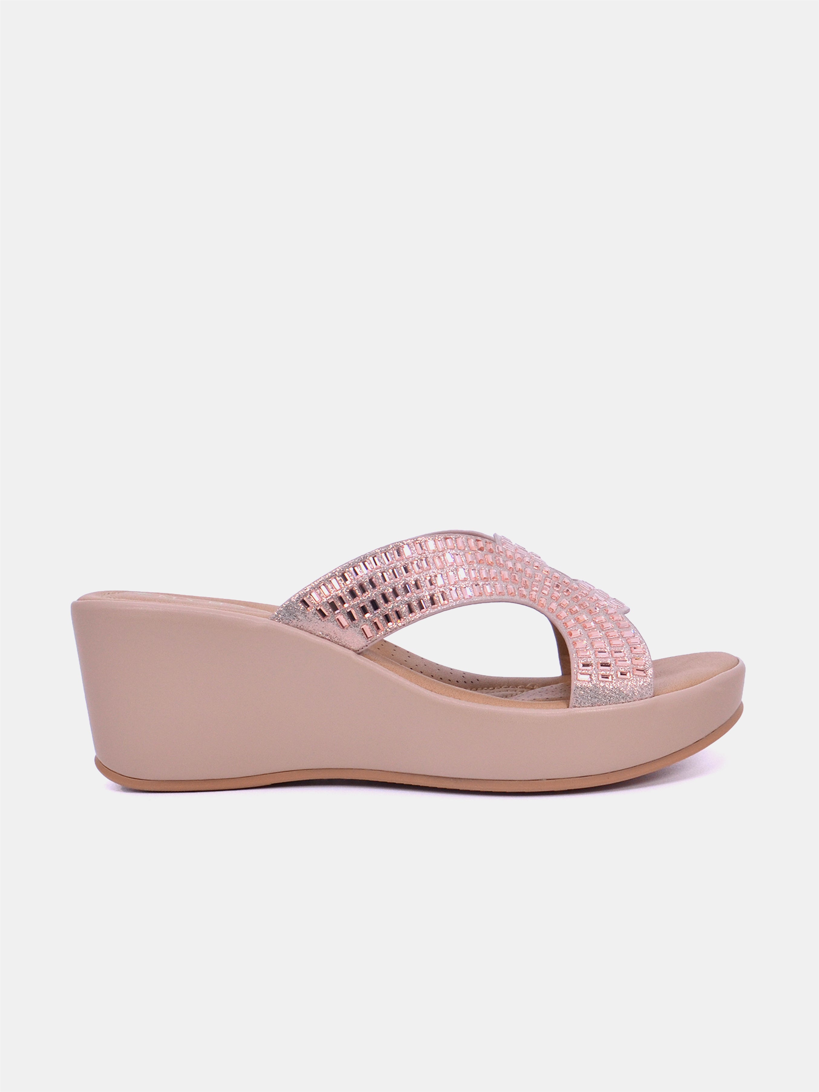 Mynaal Ayzara Women's Sandals #color_rose gold