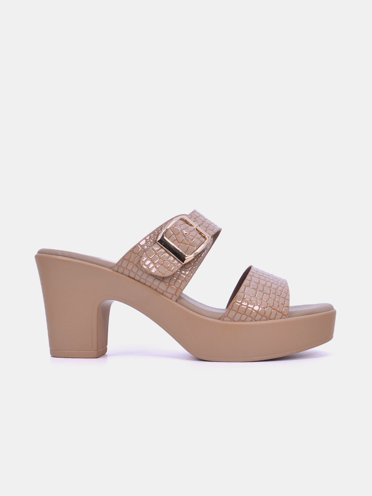 Michelle Morgan 114RJ857 Women's Heeled Sandals #color_Beige