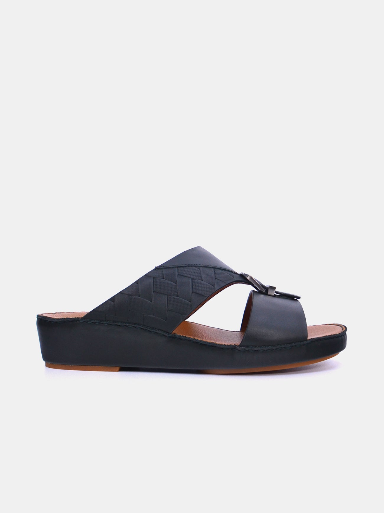 Barjeel Uno BSP1-04 Men's Sandals #color_Black