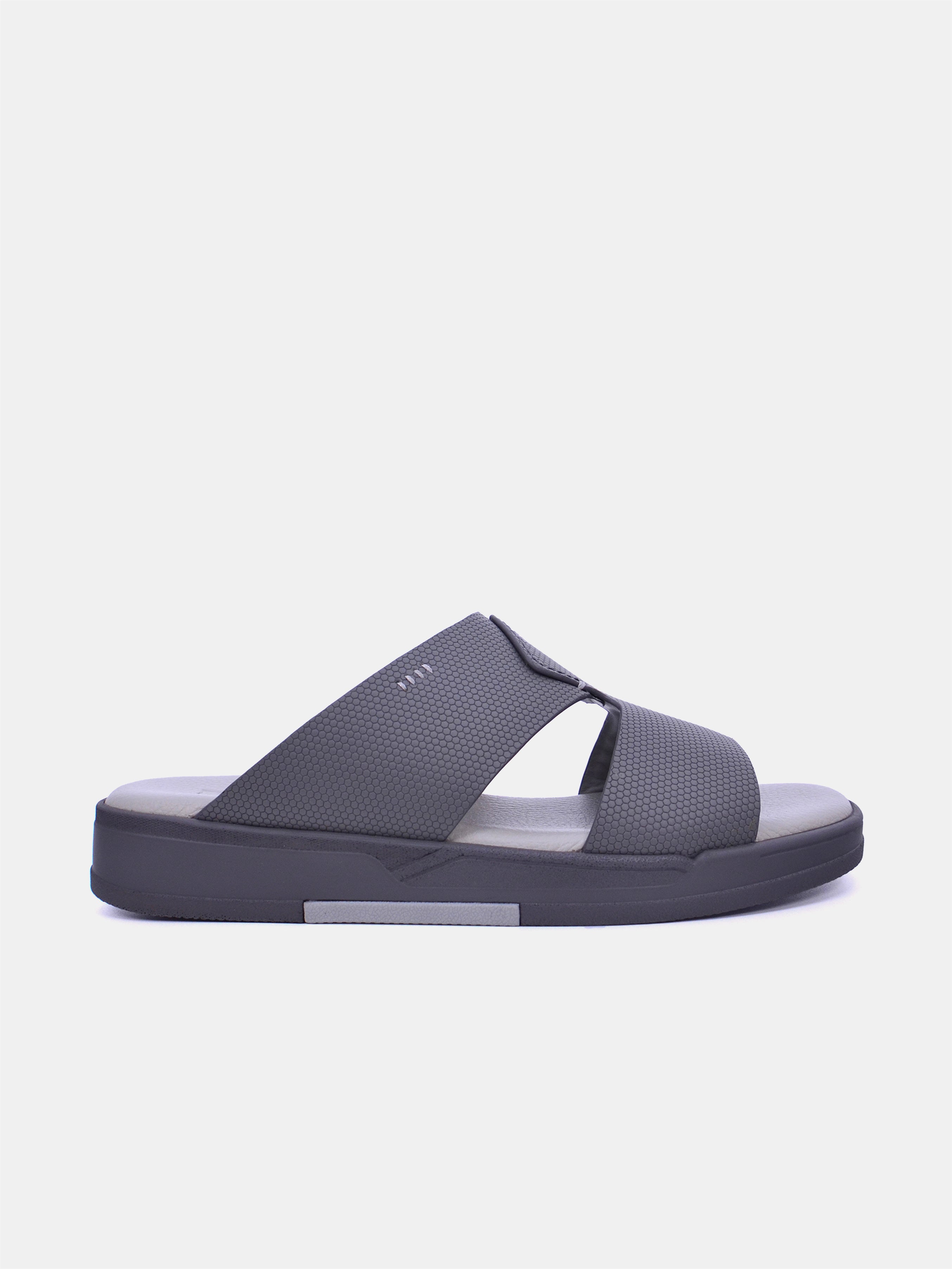 Barjeel Uno MSA134 Men Arabic Sandals #color_Gray