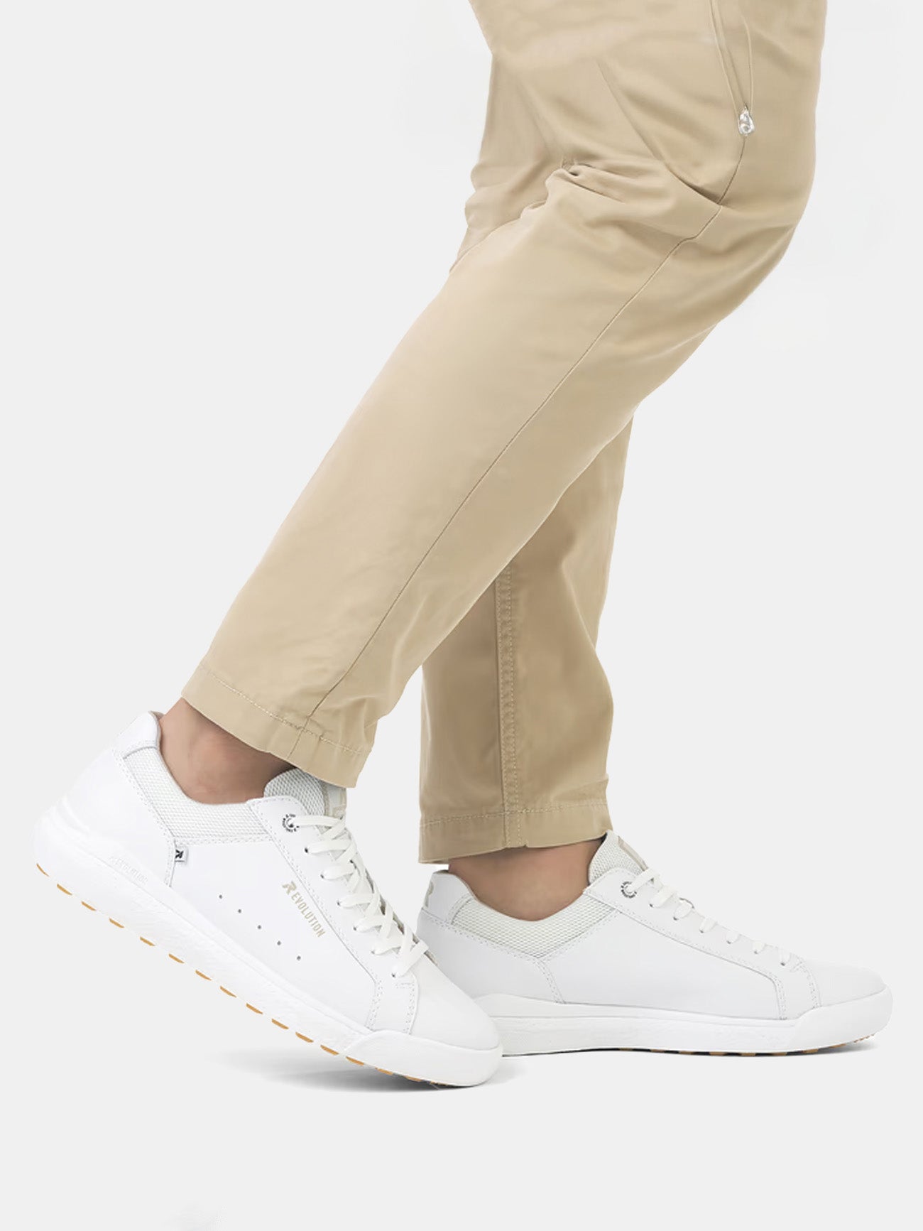 Rieker U1100 Men's Sneakers #color_white