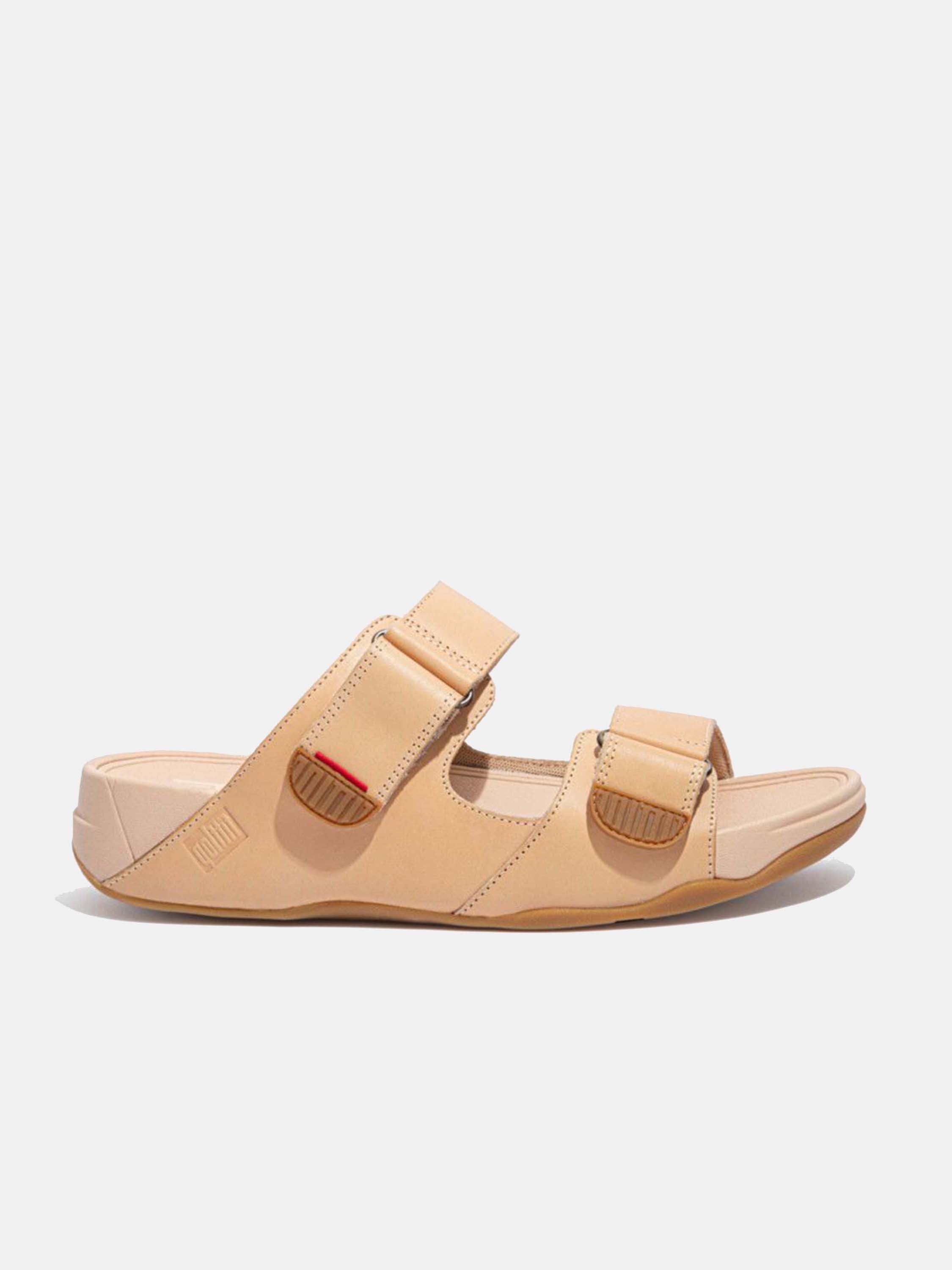 Fitflop Men's Gogh Moc Leather Sandals #color_Beige