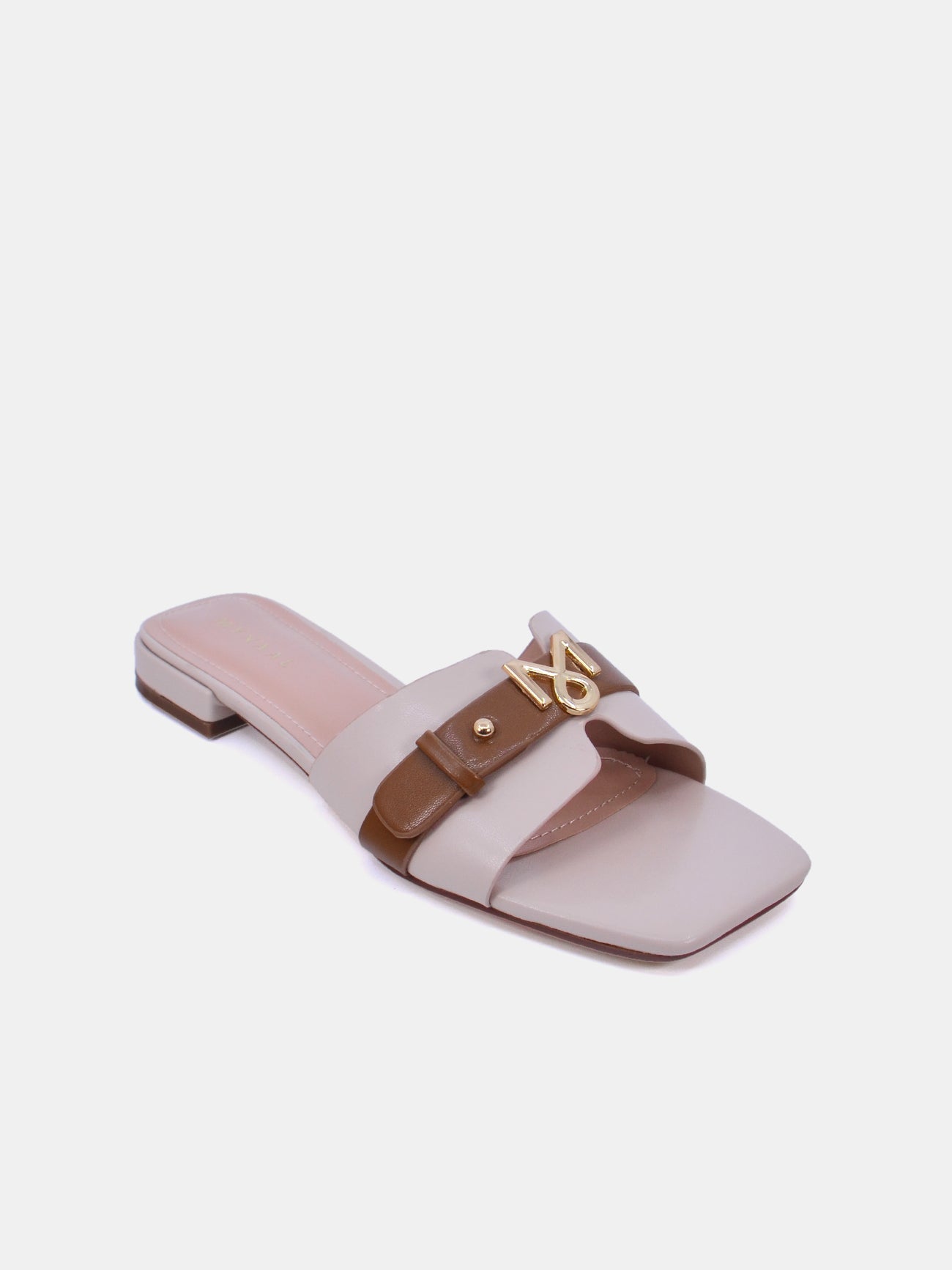Mynaal Ryla Women's Flat Sandals #color_White