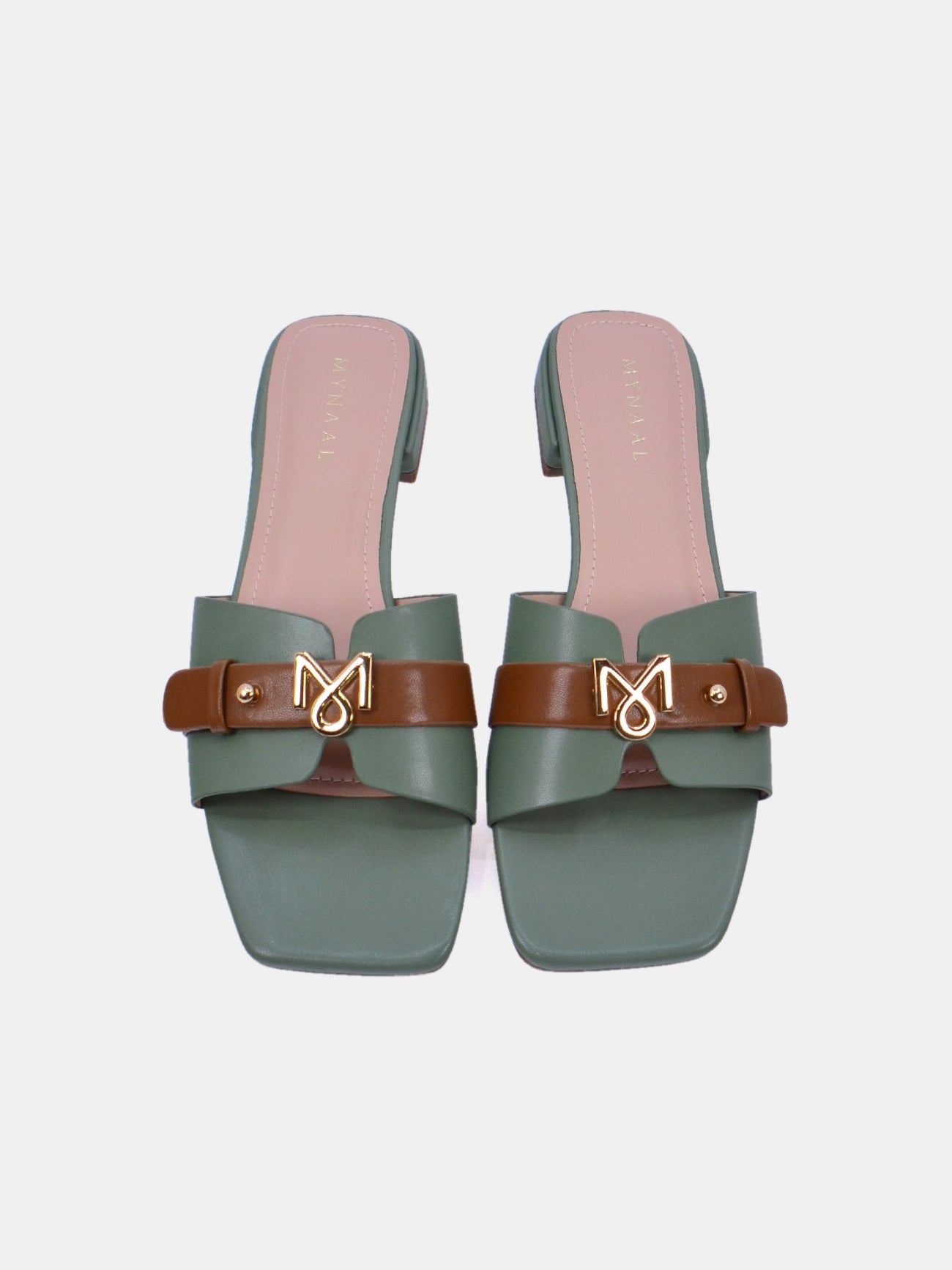 Mynaal Ryla Women's Flat Sandals #color_Green