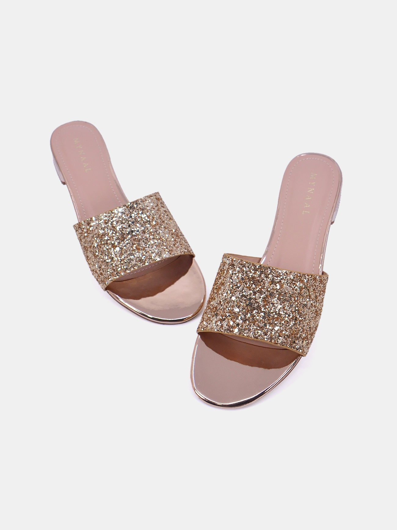 Mynaal Zephyra Women's Block Heel Sandals #color_Beige