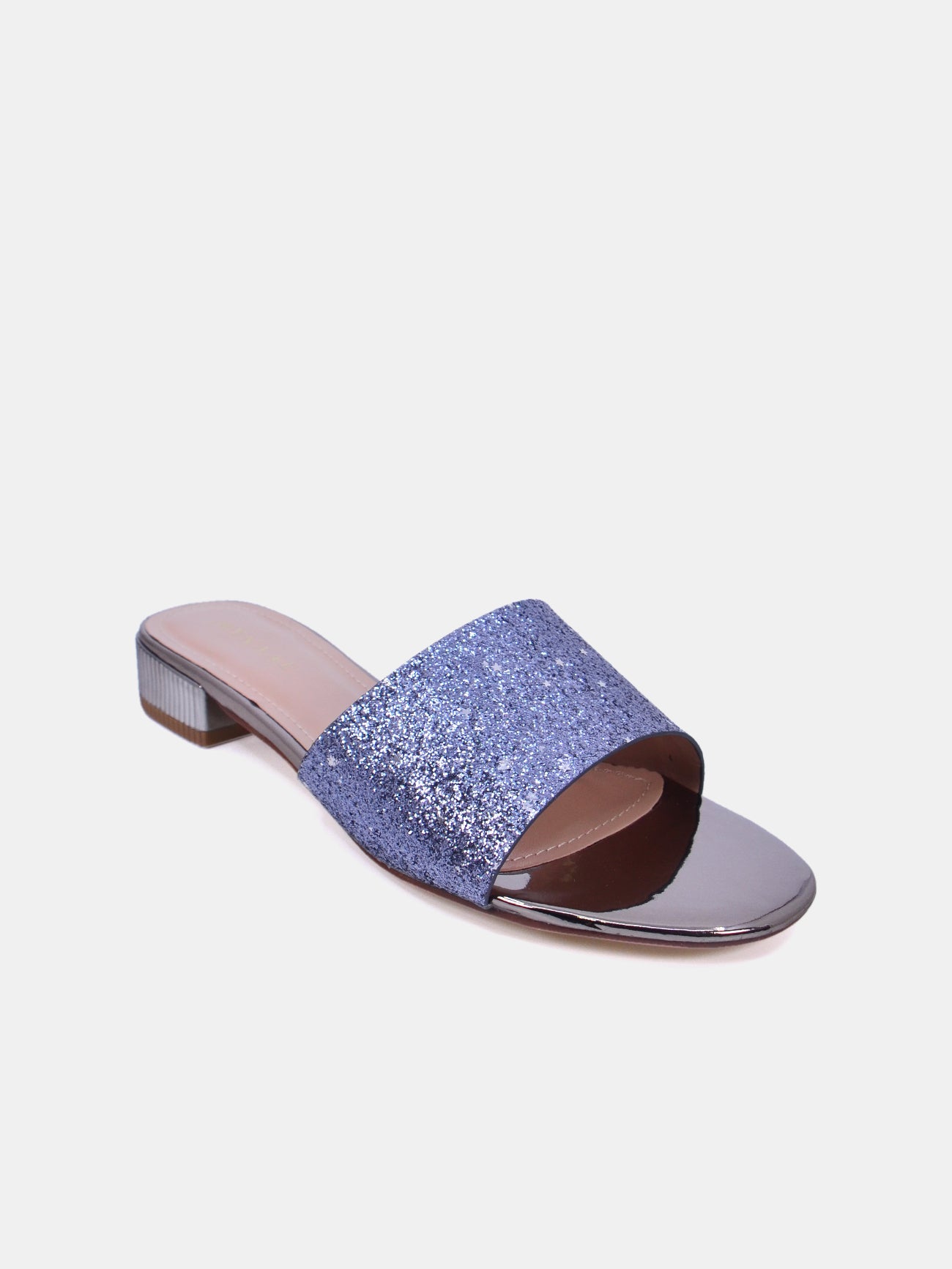 Mynaal Glimmr Women's Block Heel Sandals #color_Gray