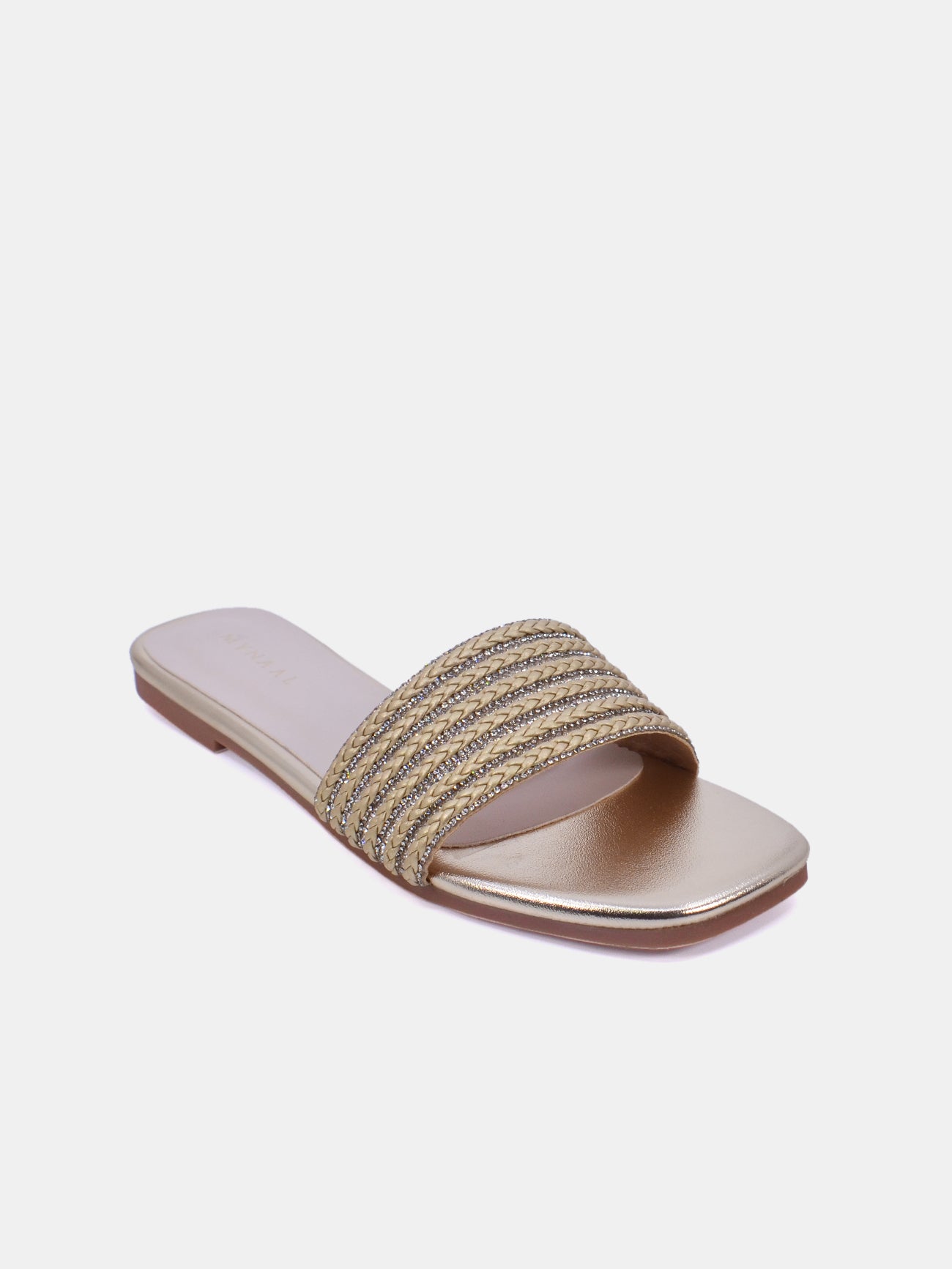 Mynaal Trina Women's Flat Sandals #color_Gold