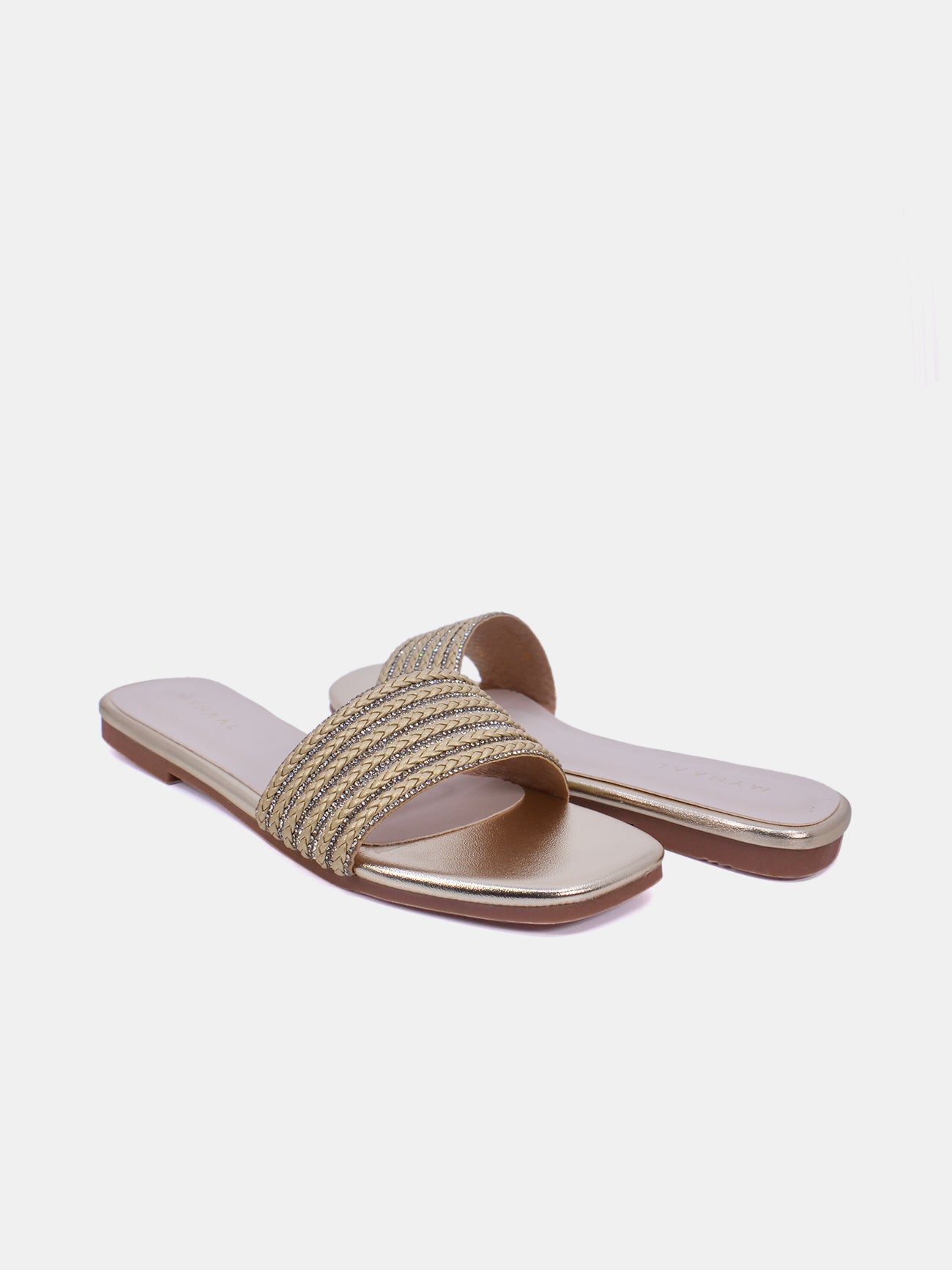 Mynaal Trina Women's Flat Sandals #color_Gold