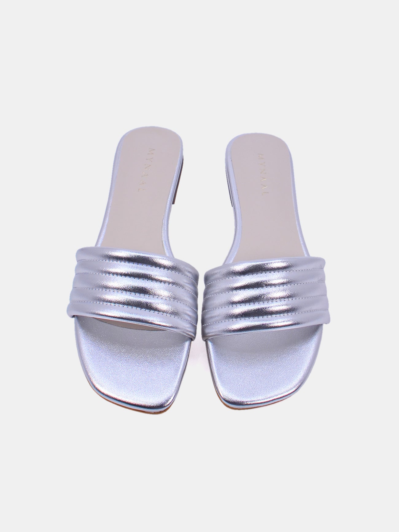 Mynaal Velore Women's Flat Sandals #color_Silver