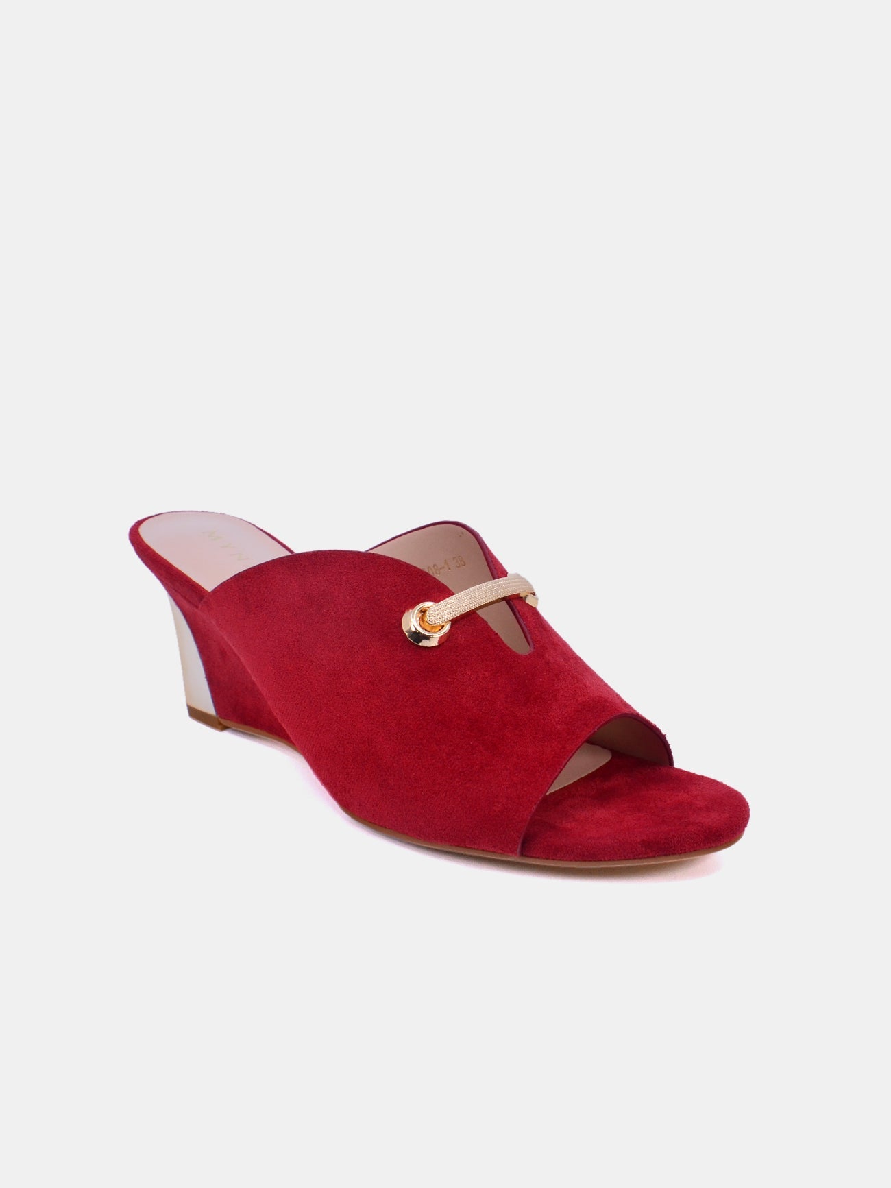 Mynaal Nalida Women's Wedge Sandals #color_Red
