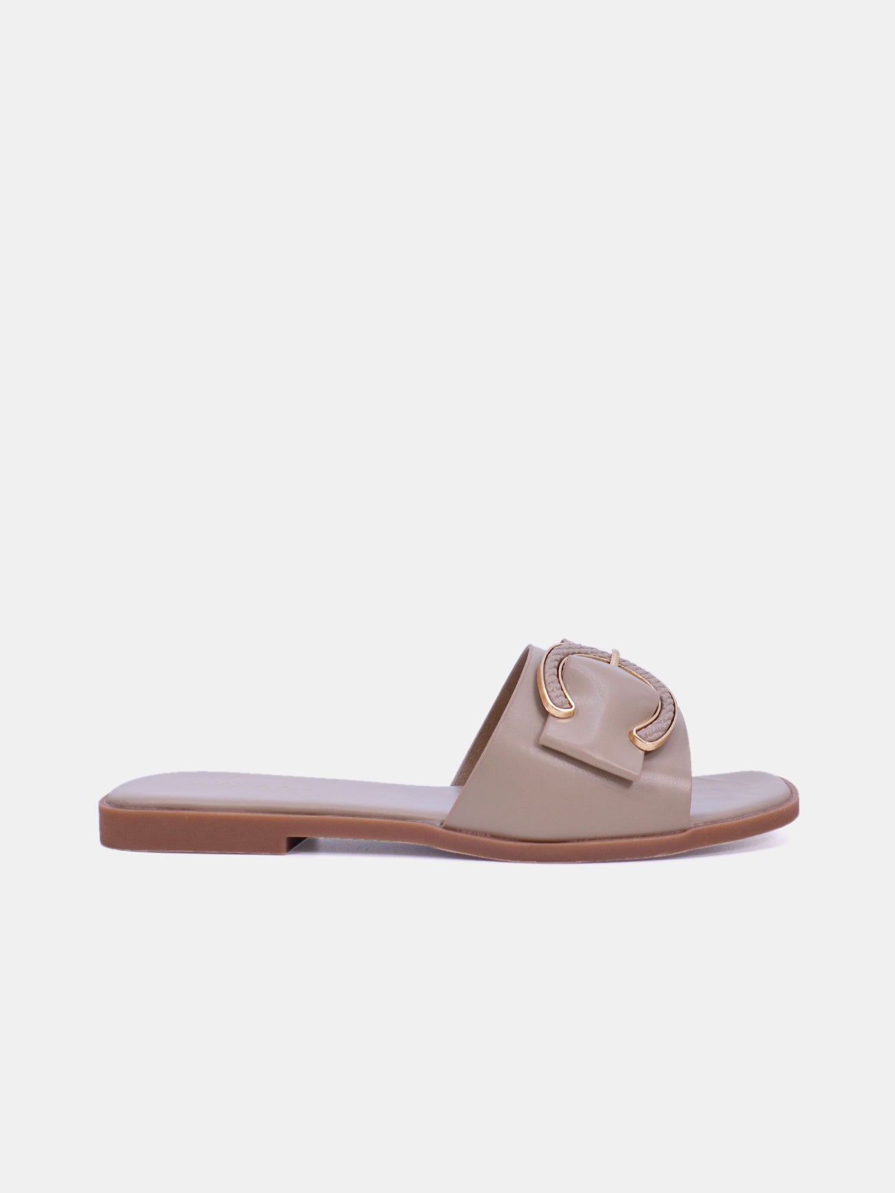 Mynaal Zalara Women's Flat Sandals #color_Beige
