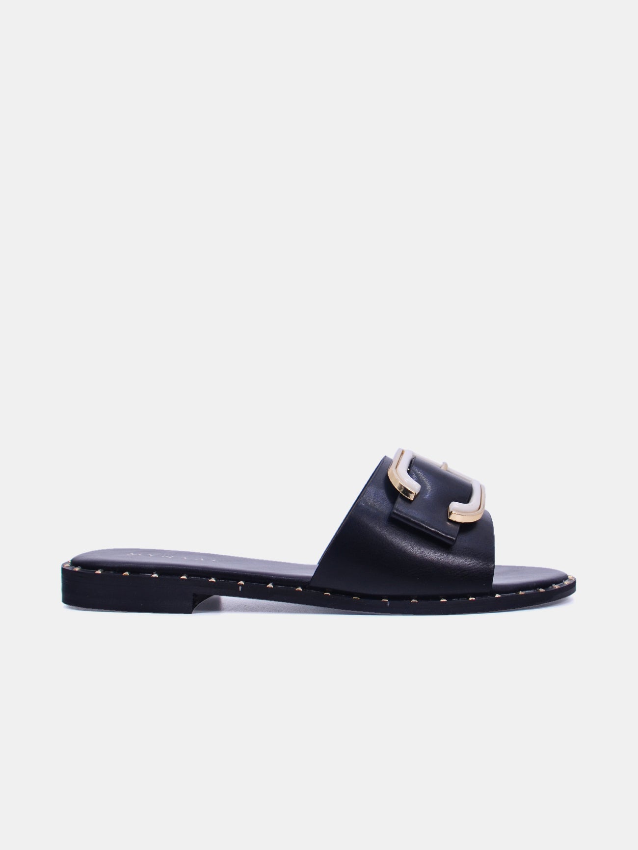 Mynaal Zephyr Women's Flat Sandals #color_Black