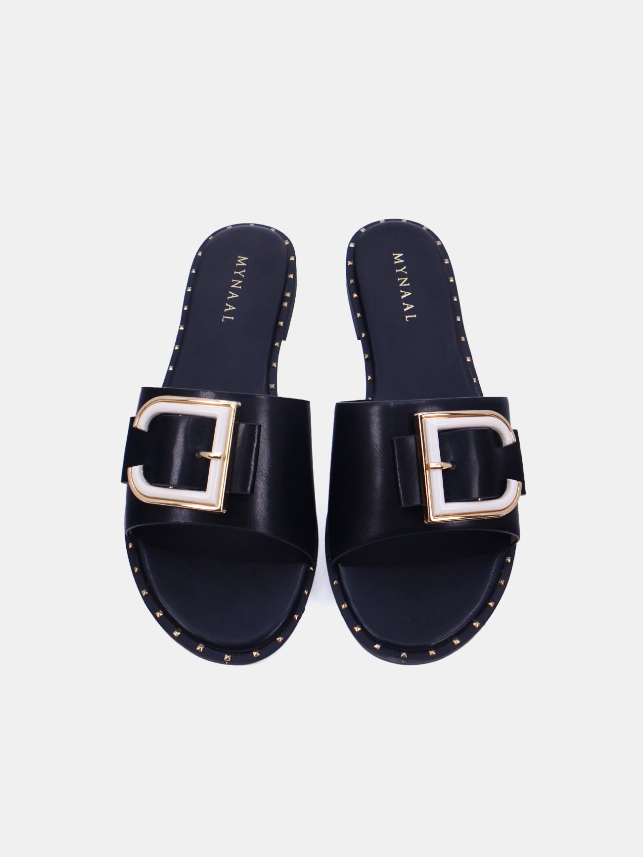 Mynaal Zephyr Women's Flat Sandals #color_Black
