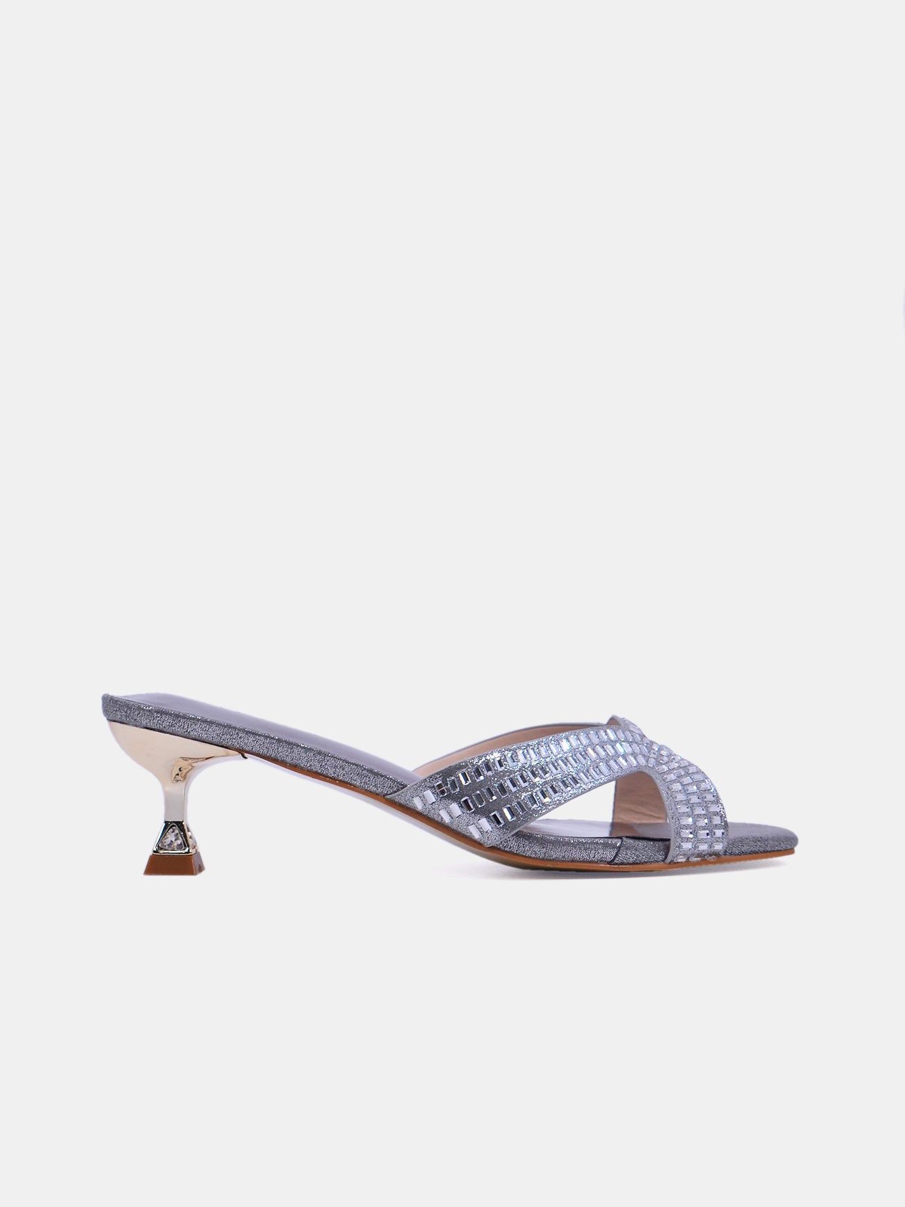 Mynaal Rixie Women's Kitten Heel Sandals #color_Gray