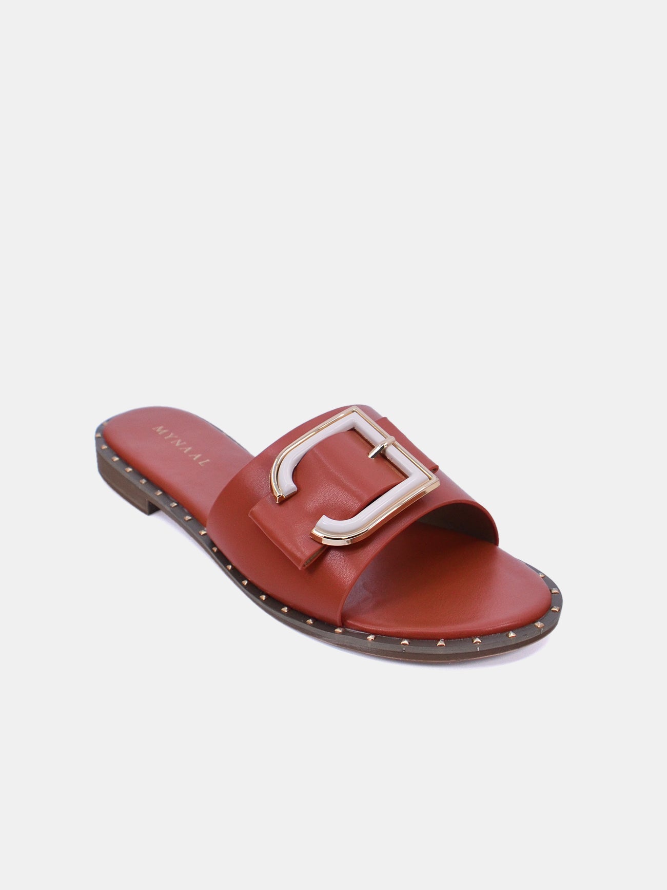 Mynaal Zephyr Women's Flat Sandals #color_Brown