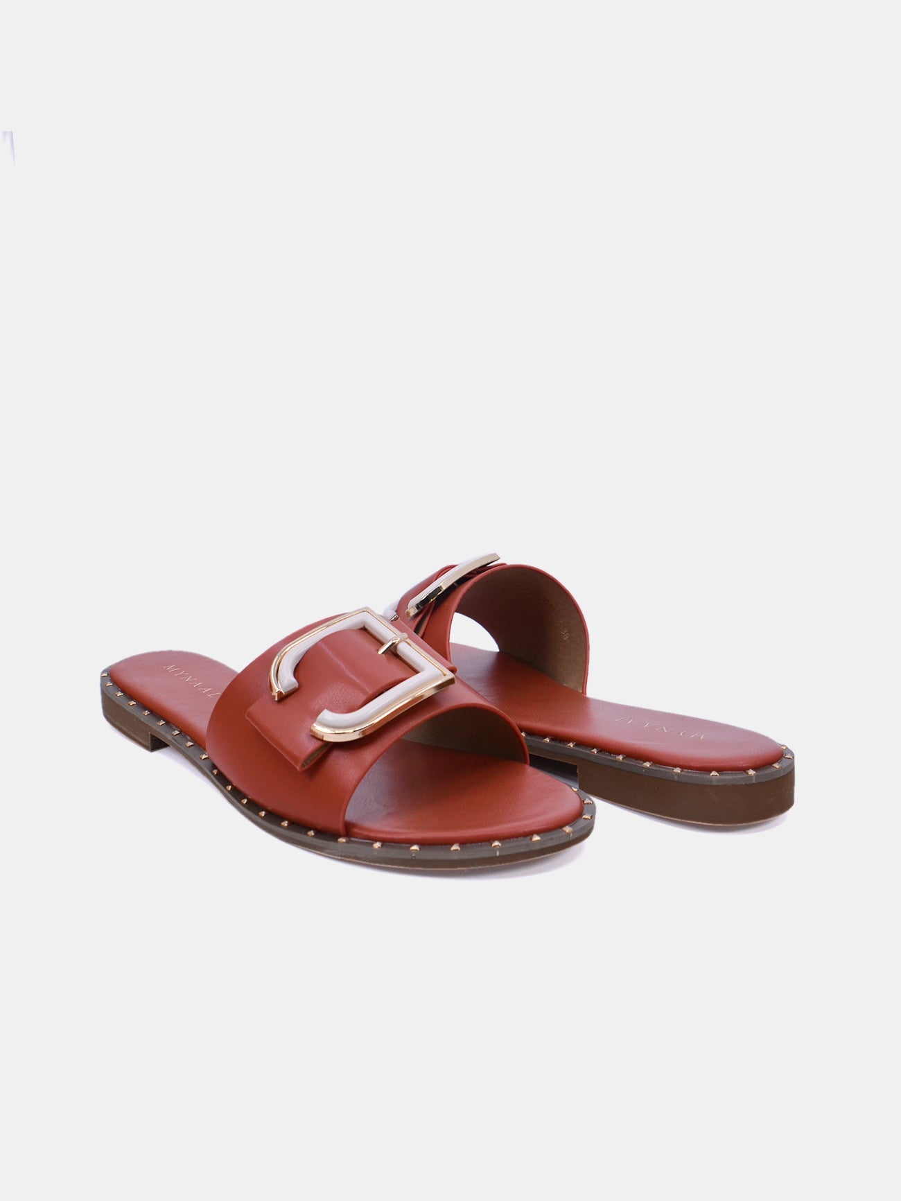 Mynaal Zephyr Women's Flat Sandals #color_Brown