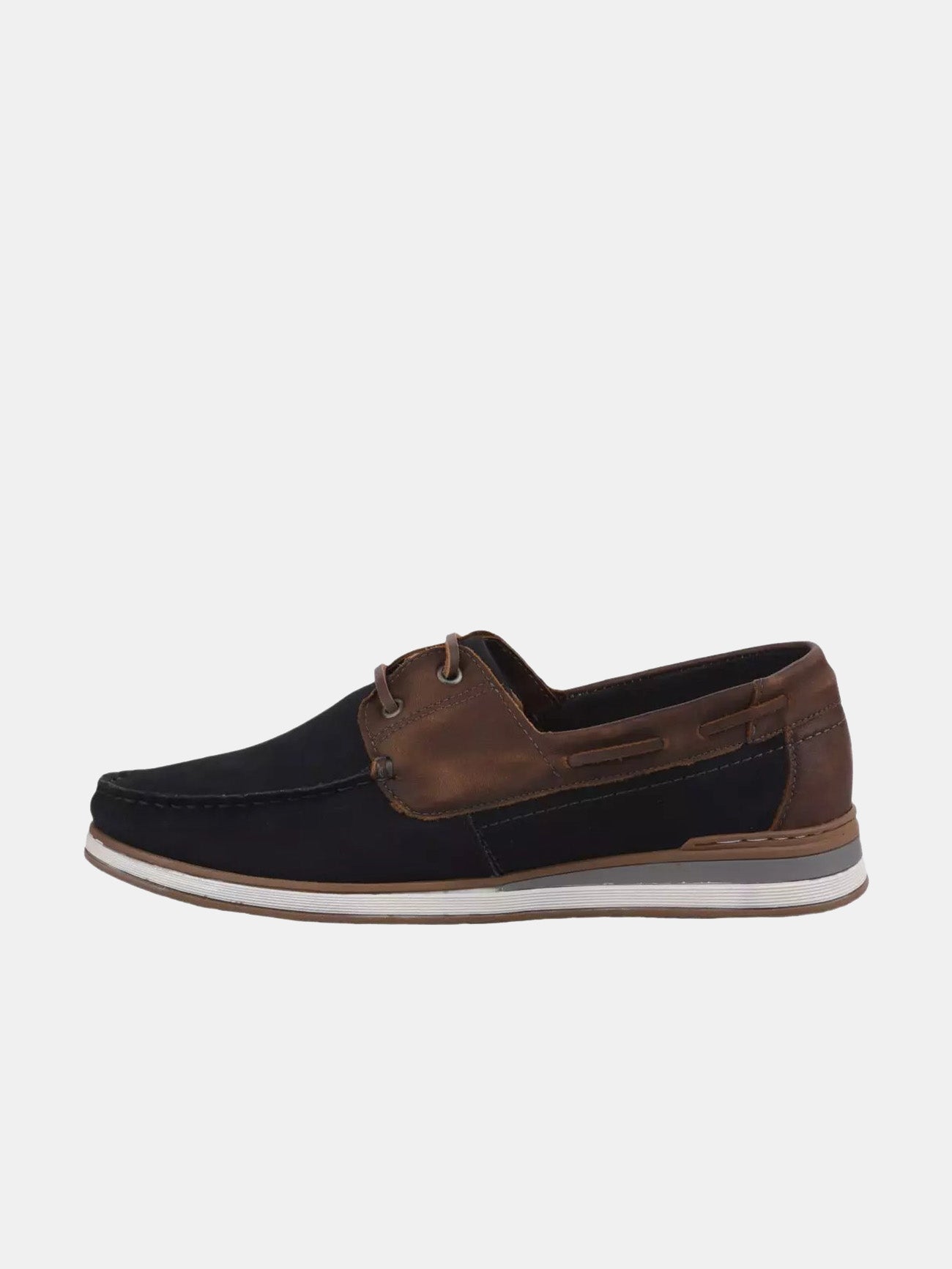 Democrata Men's Sider Flow Boat Shoes #color_navy