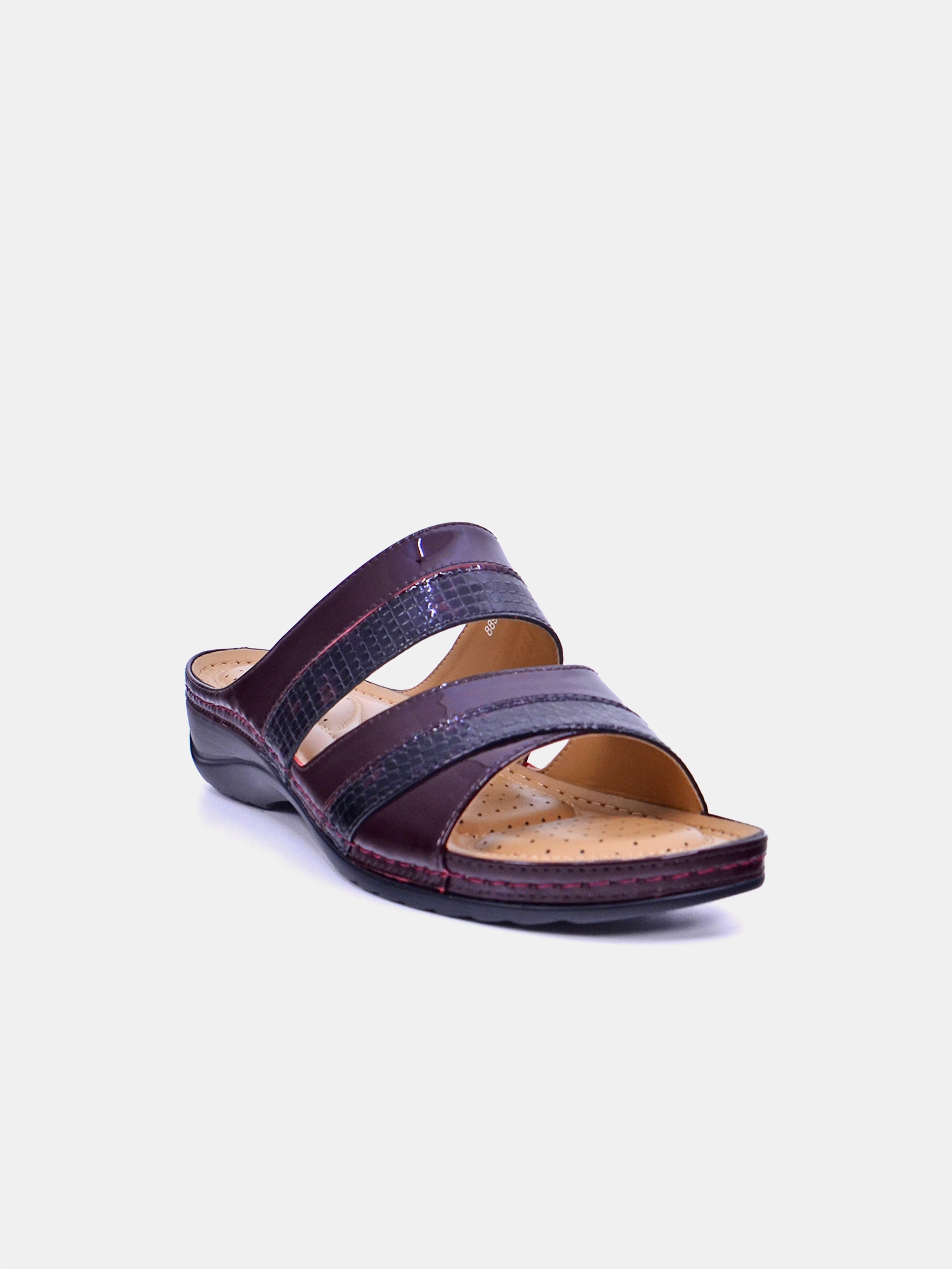 Mynaal Wissal Women's Sandals #color_maroon