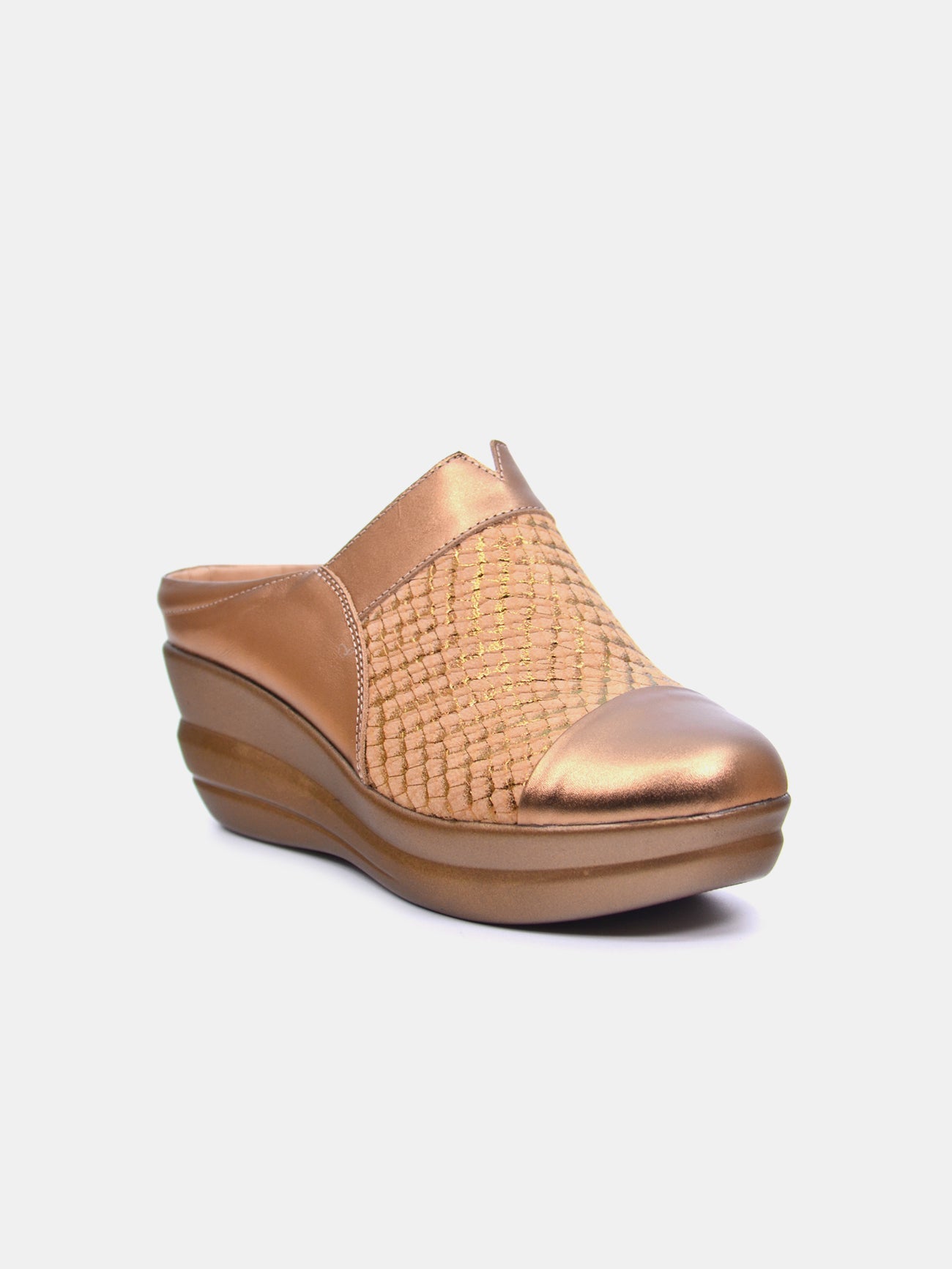 Michelle Morgan 19009-222 Women's Slip On Sandals #color_Brown