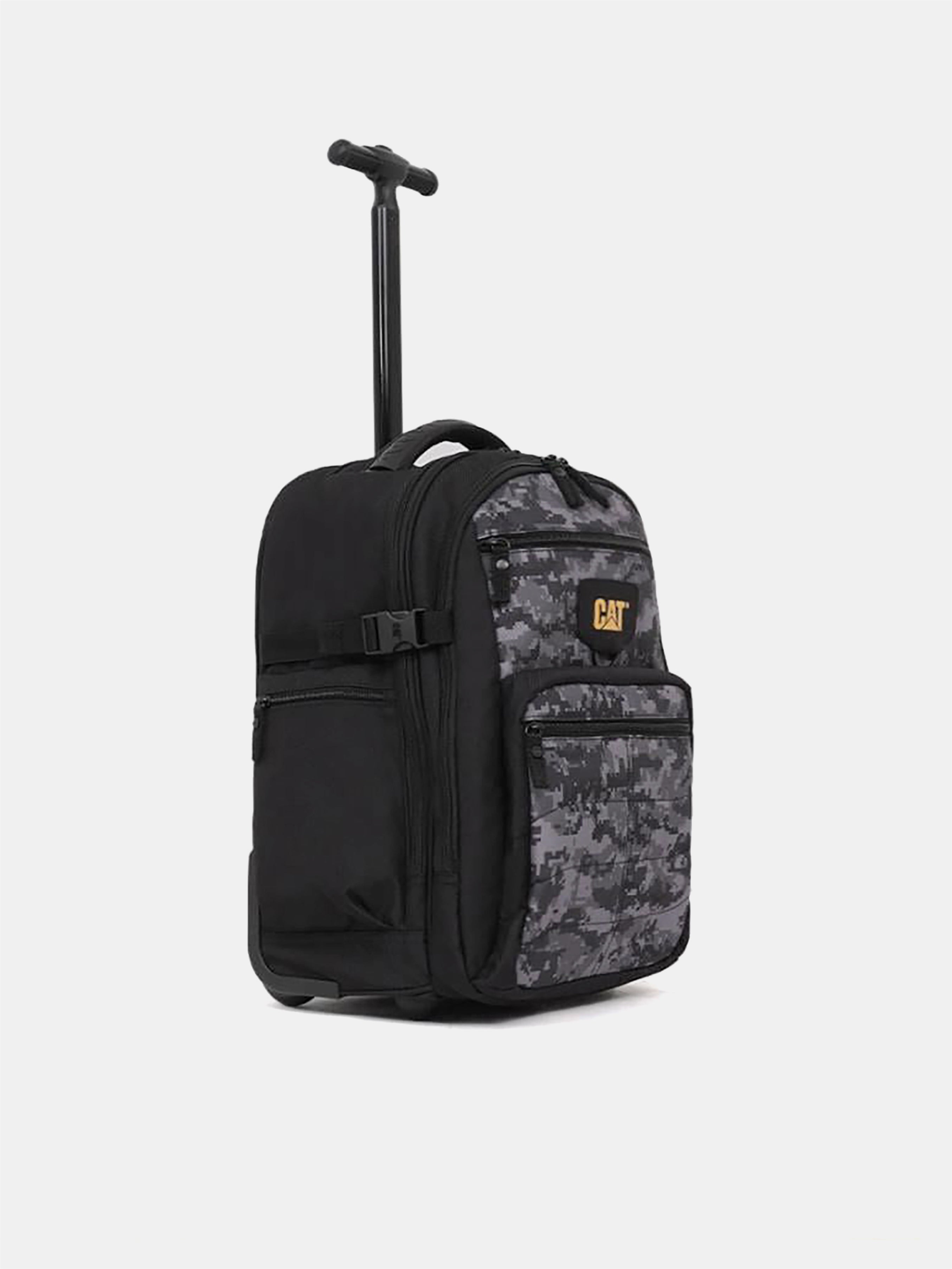 Caterpillar RollRover 2 Wheel Trolley Bag #color_AOP Camo Grey