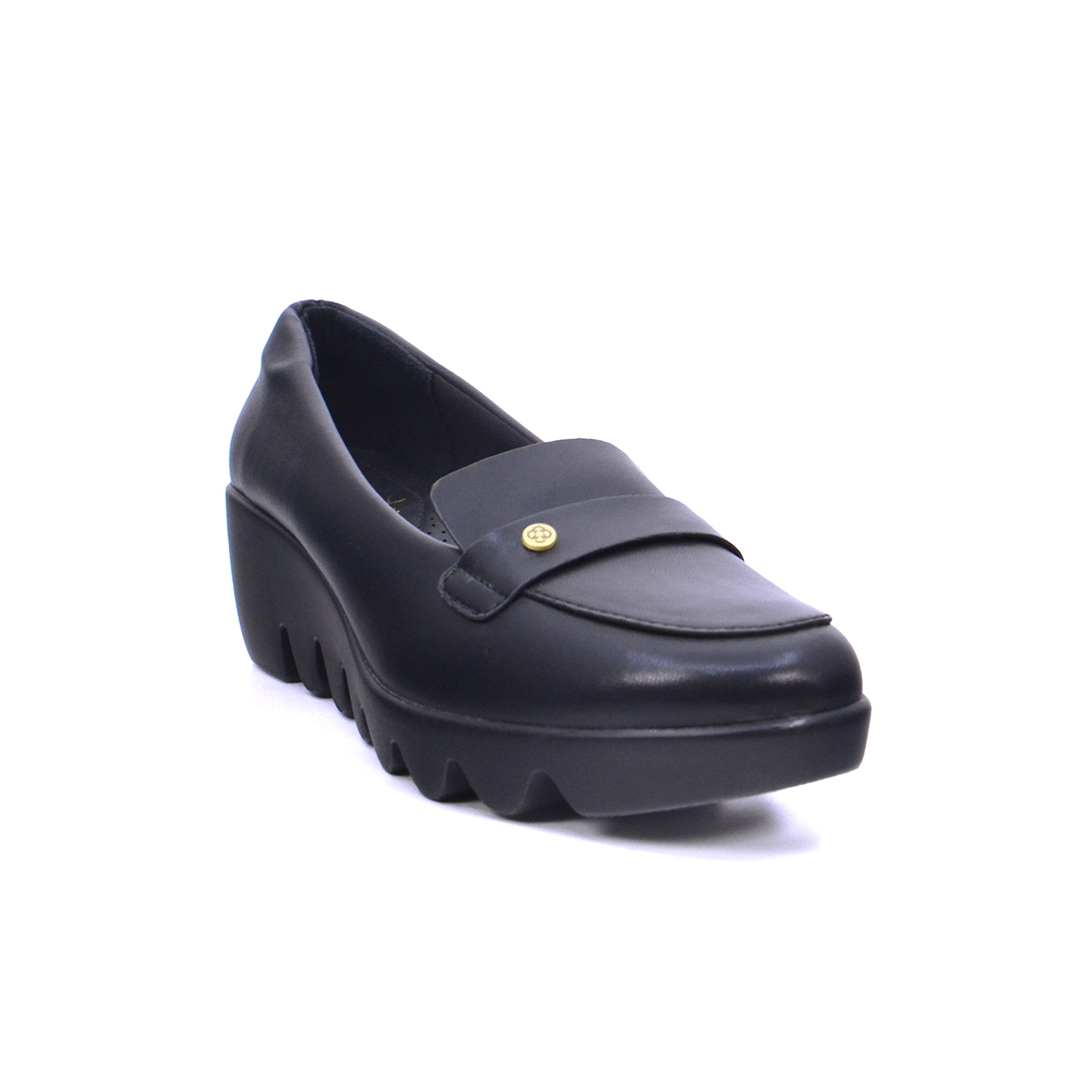 092-2475 Michelle Morgan 219RJB04 Women's Flatform Shoes #color_Black