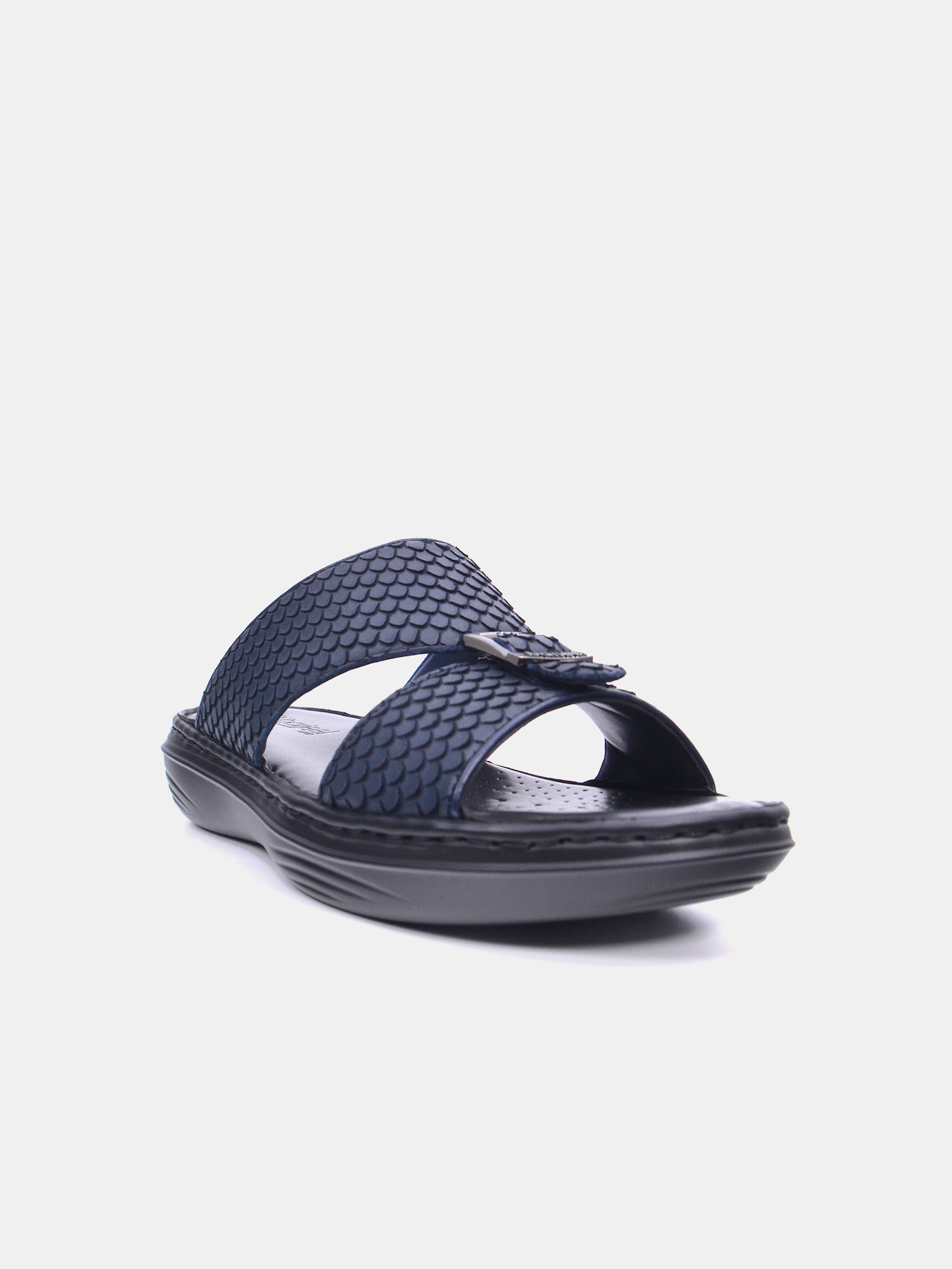 Barjeel Uno 21410-62 Men Arabic Sandals #color_Navy