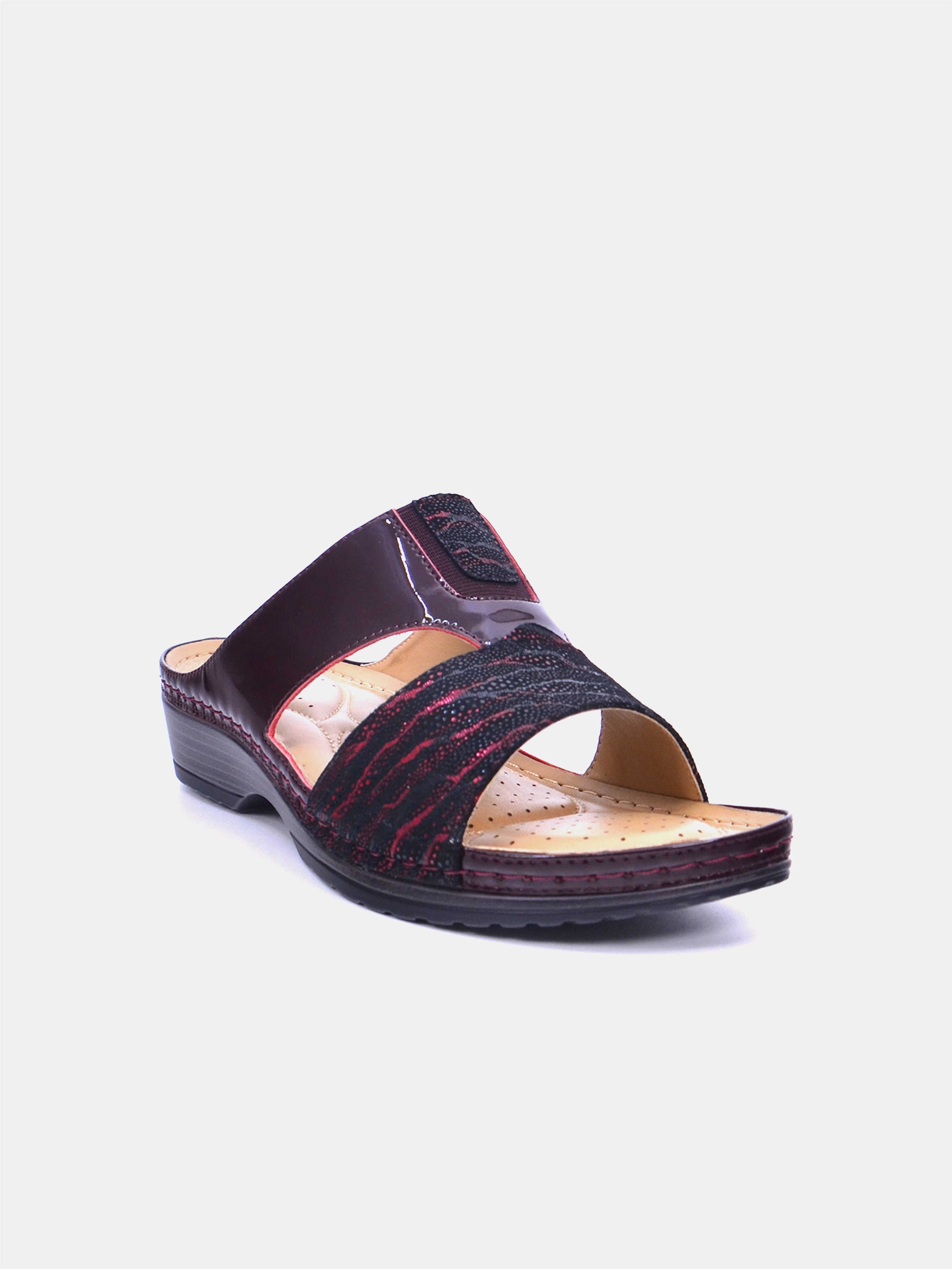 Mynaal Fariah Women's Sandals #color_maroon