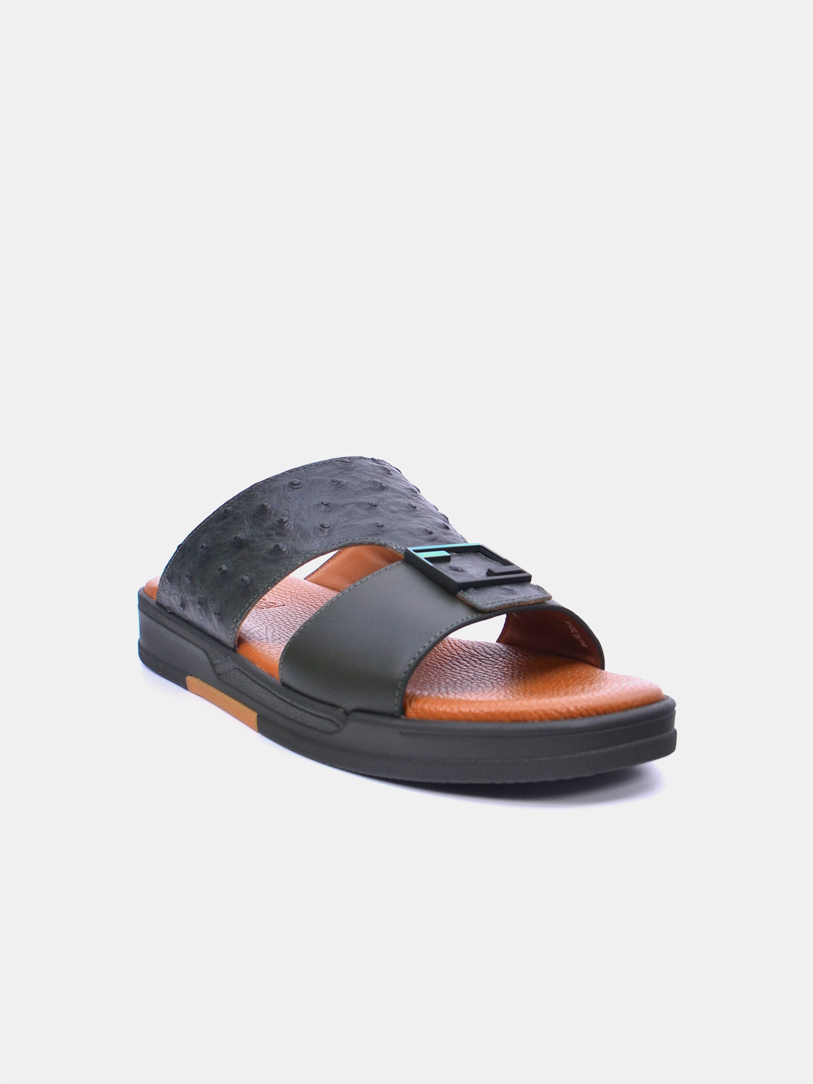 Barjeel Uno MSA132 Men Arabic Sandals #color_Green